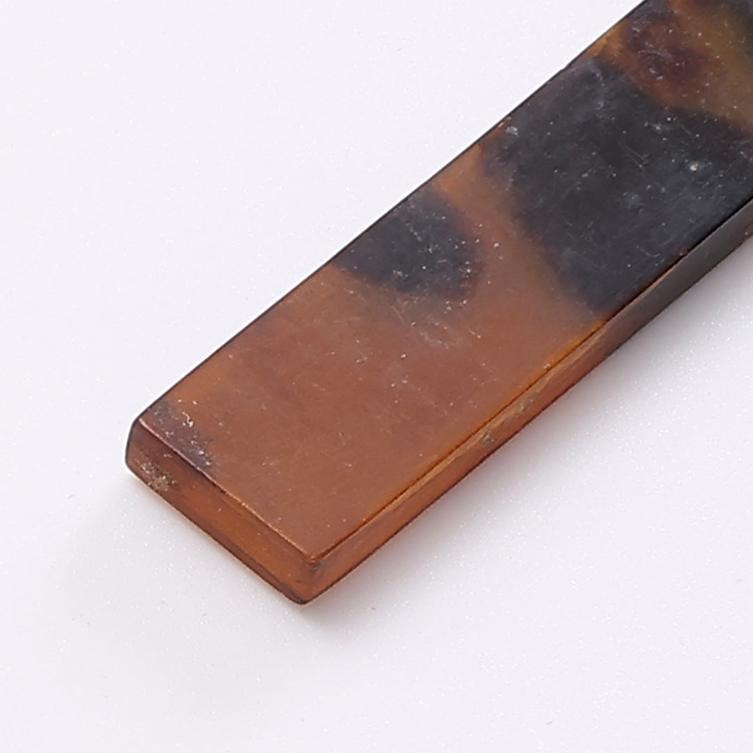 笄 髪飾り Dランク べっ甲 アンティーク かんざし 茶系 1237-00401
