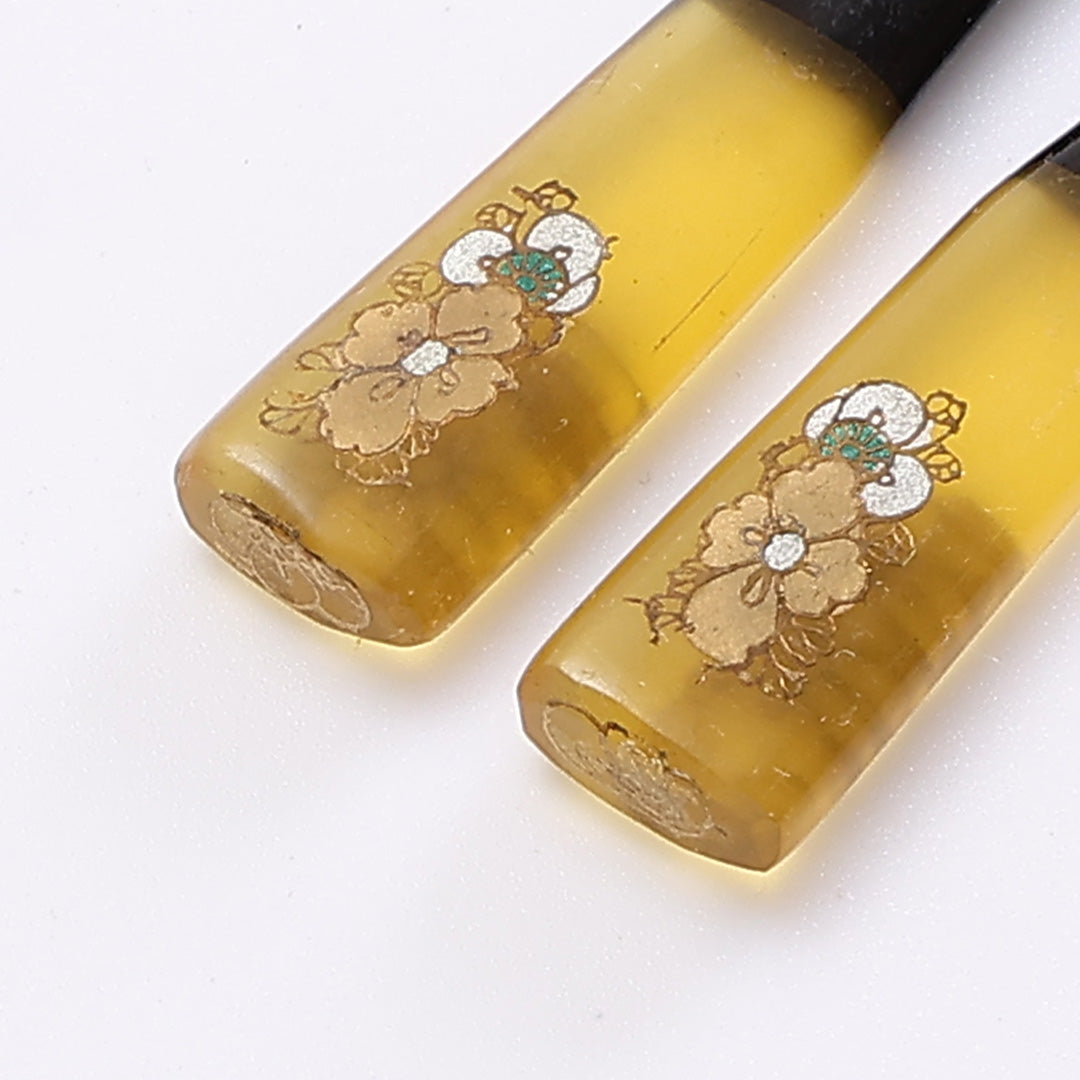 笄 髪飾り Bランク べっ甲 アンティーク かんざし 茶系 1237-00395