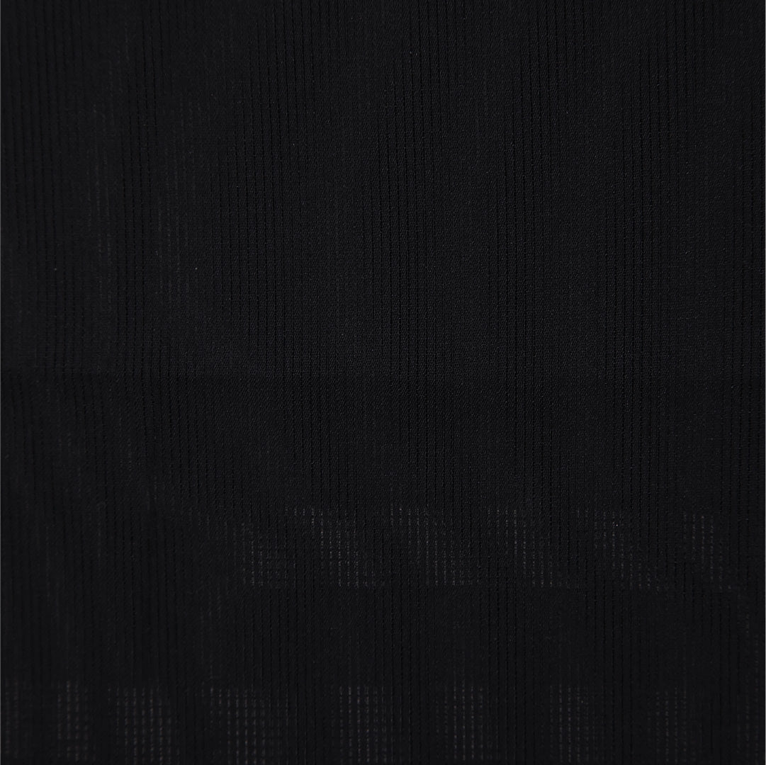 羽織 夏着物 身丈75cm 裄丈64cm M 正絹 Sランク 絽 一つ紋 梅鉢 黒羽織 夏物 1217-11144