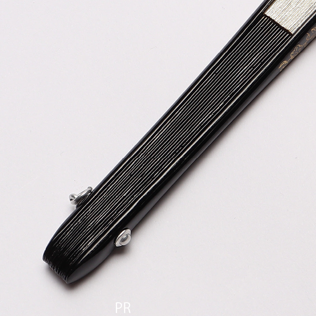 扇子 末広 留袖用 竹製 紙 Sランク 和装小物 金系 銀系 1240-00528