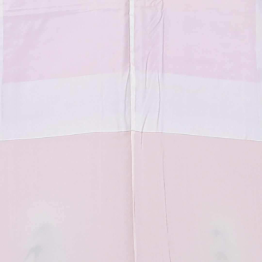 未使用品 付下げ 袷 身丈160cm 裄丈65cm 正絹 Sランク インフォーマル 広衿 Lサイズ ぼかし染 しつけ糸 笹 竹 ピンク系 RP 1218-04580