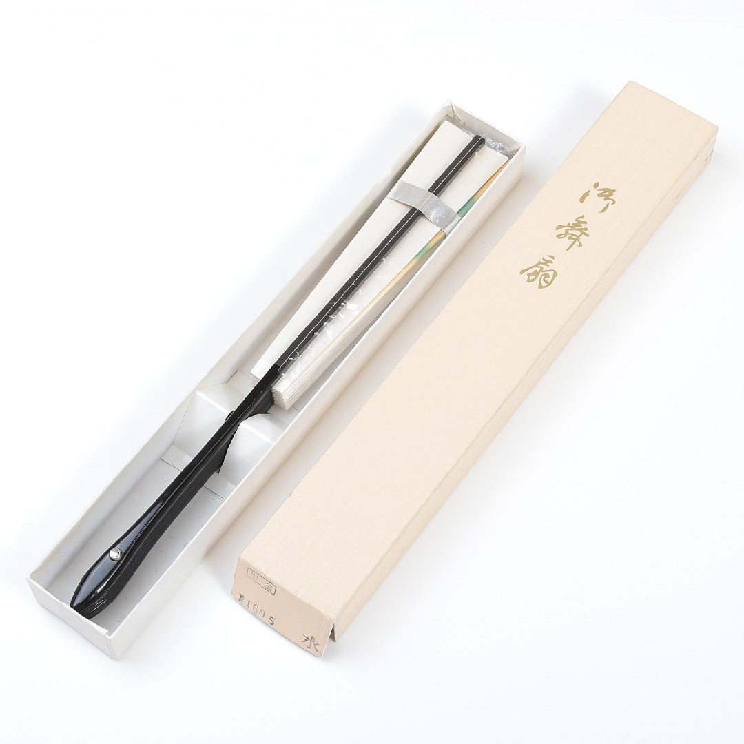 扇子 和装小物 Sランク 竹 舞踊 舞扇子 金箔 和紙 白系 両面同柄 1221-00074
