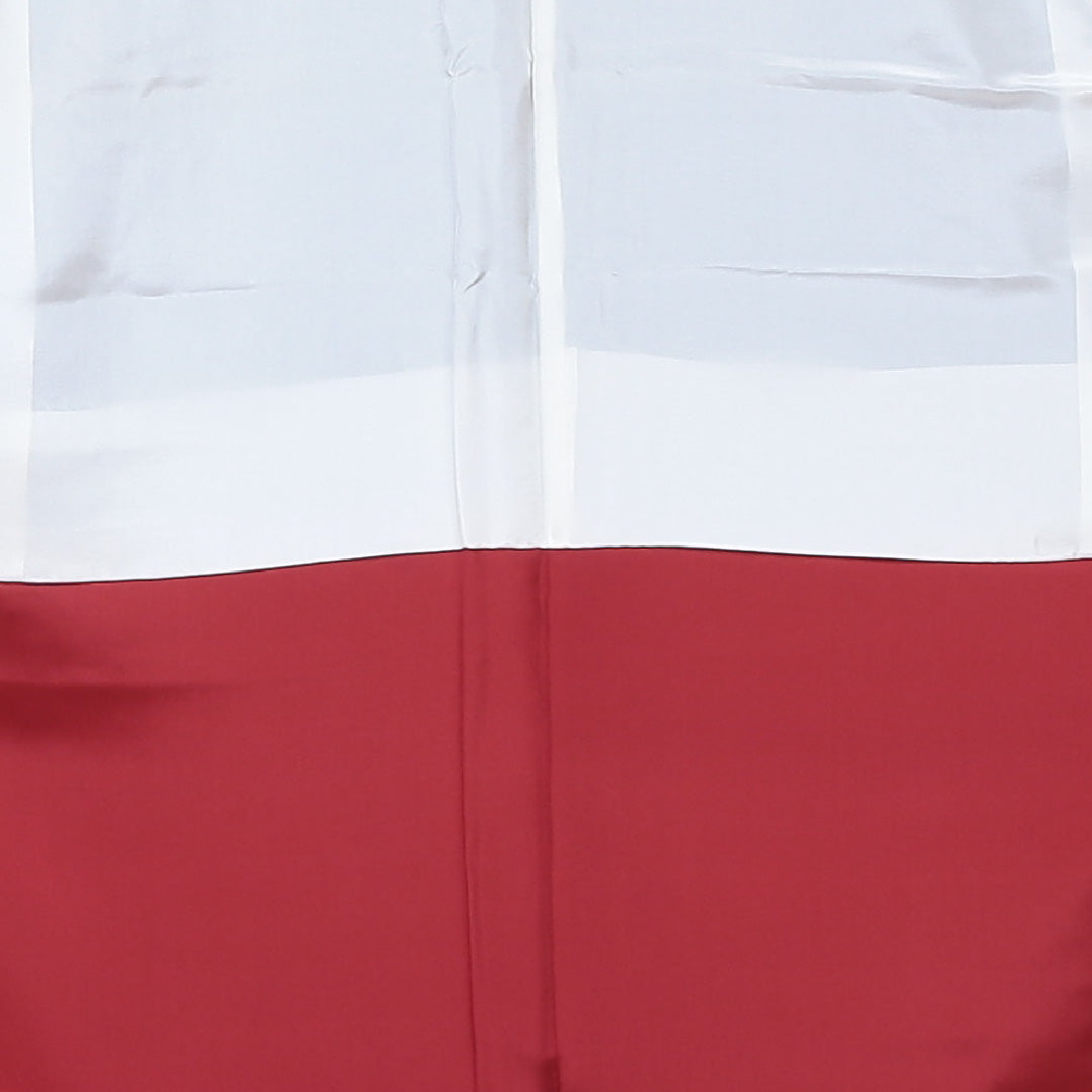 未使用品 紬(大島紬) 袷 身丈168cm 裄丈65cm 正絹 Sランク XLサイズ 広衿 インフォーマル 経緯絣 鶴 しつけ糸 紺系 1216-02983