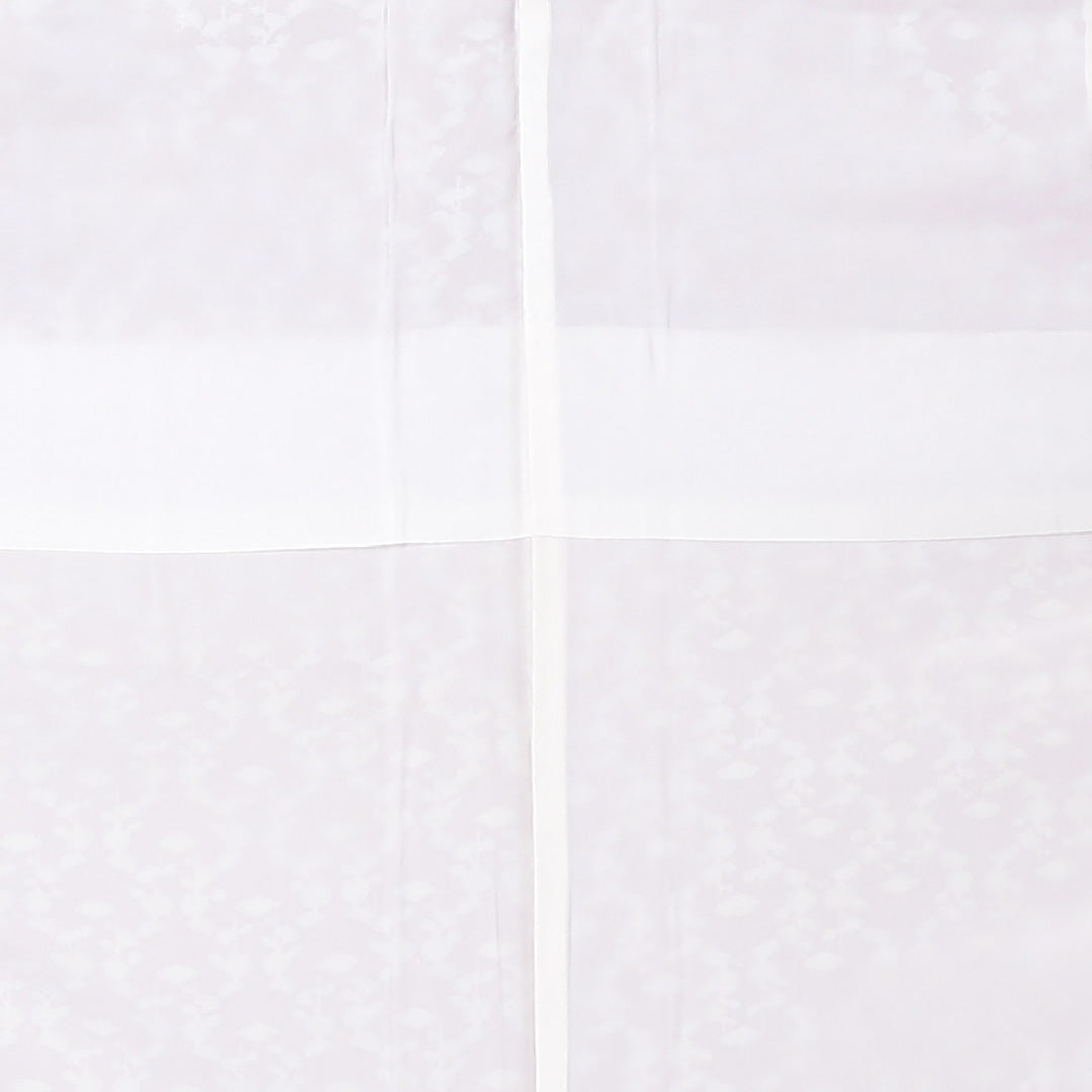小紋 袷 身丈164cm 裄丈65cm 正絹 Sランク インフォーマル 広衿 Lサイズ 鶴 菱 花柄 赤系 RP 1221-02008