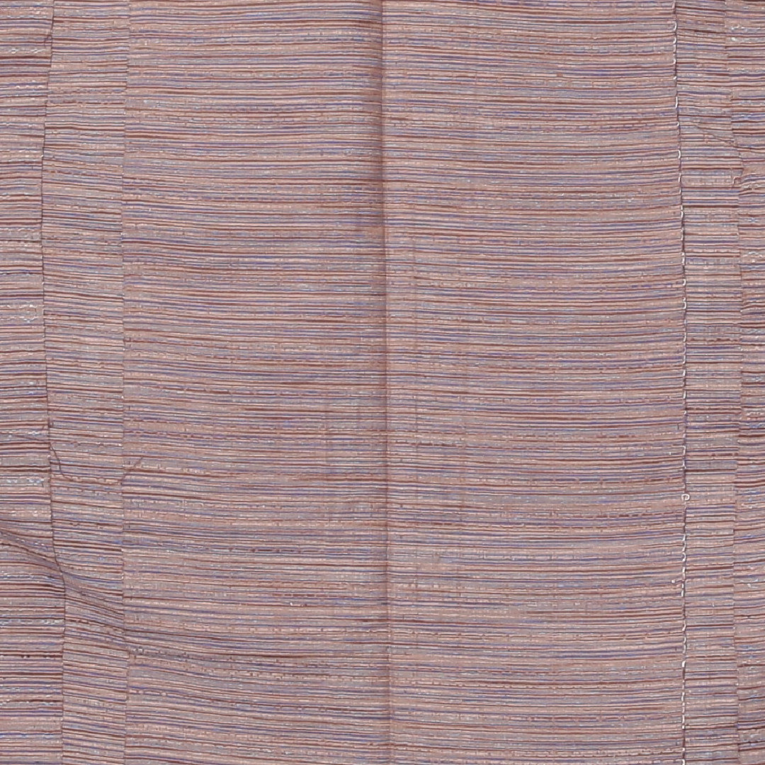 紬 単衣 身丈144cm 裄62cm 正絹 茶系 Aランク 1216-00971