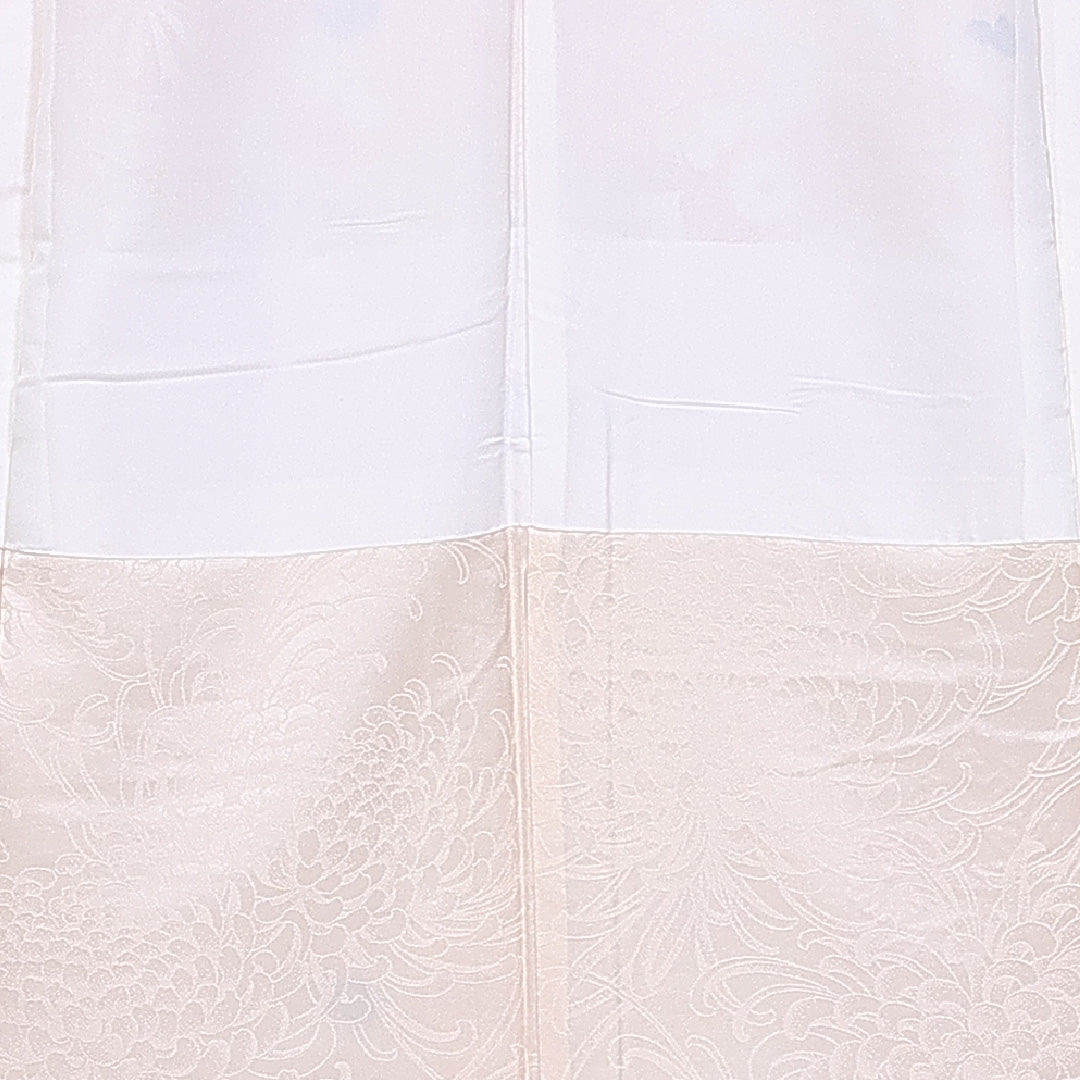 振袖 身丈160cm 裄丈64cm 袷 正絹 Sランク 広衿 花車 牡丹 紅葉 菊 芝草 金駒刺繍 1213-F0393