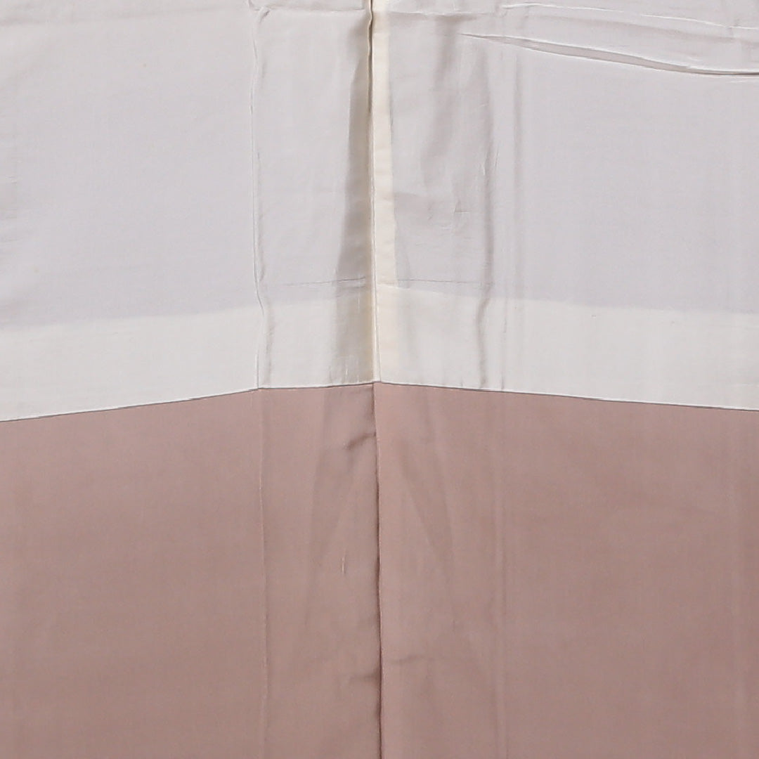 付下げ 袷 身丈160~164cm 裄65.5cm 正絹 オリエンタル ベージュ系 Cランク 1212-00591