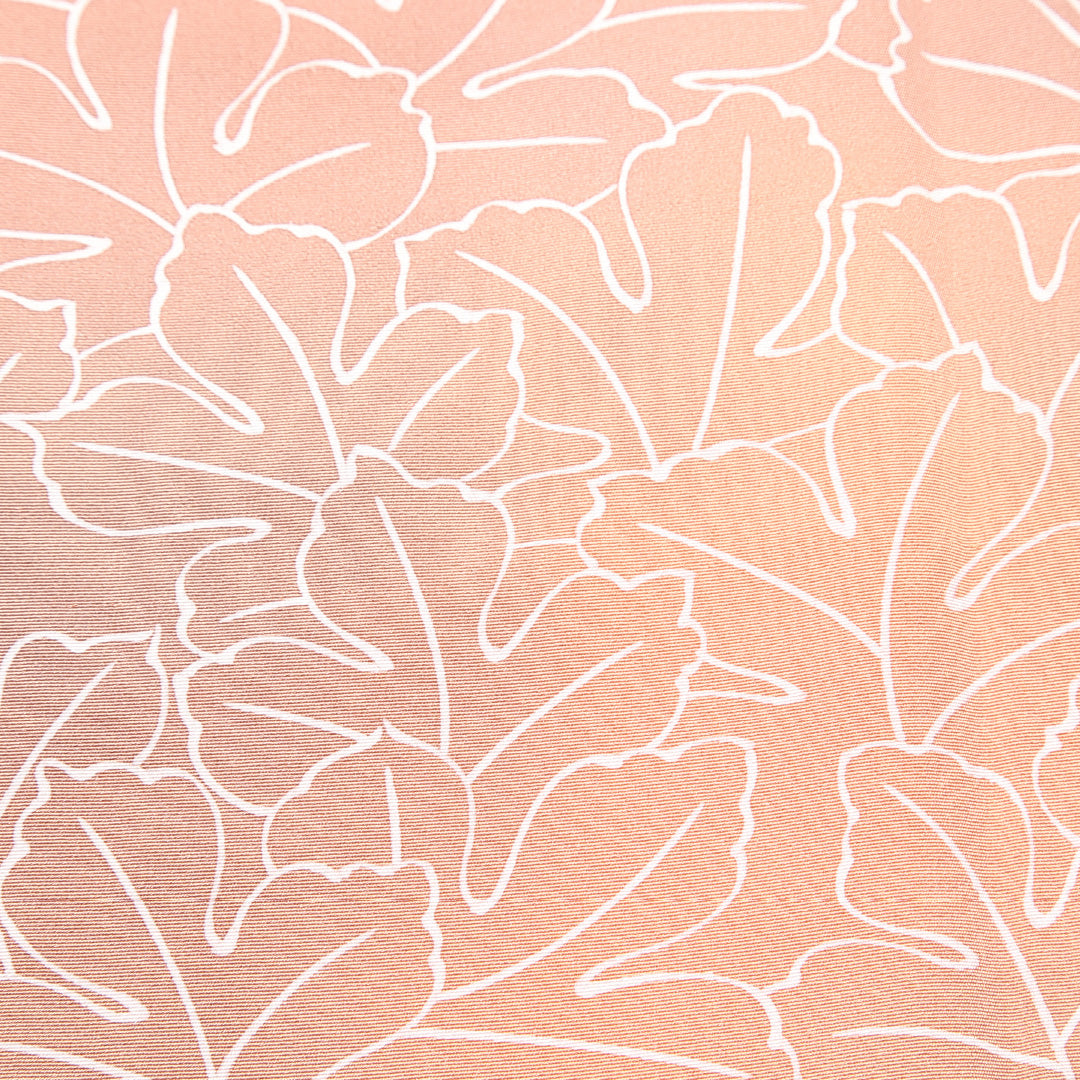 道行コート 袷 身丈80cm 裄丈61cm 正絹 Sランク Sサイズ フォーマル 植物柄 ぼかし染 ピンク系 1263-10305