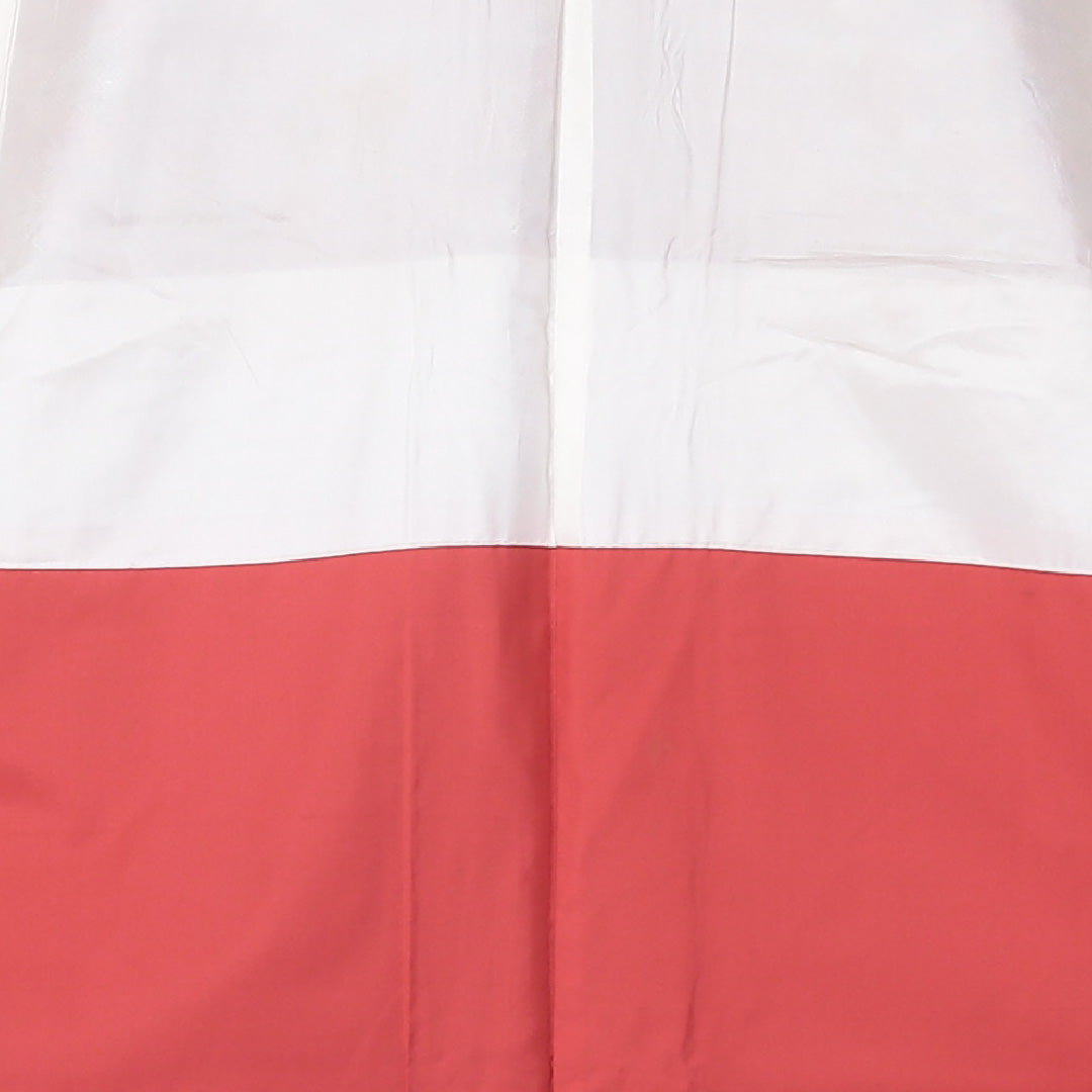 大島紬 袷 身丈150cm 裄丈63cm 正絹 Cランク インフォーマル 広衿 Sサイズ 松皮菱 ピンク系 LP 1223-03629