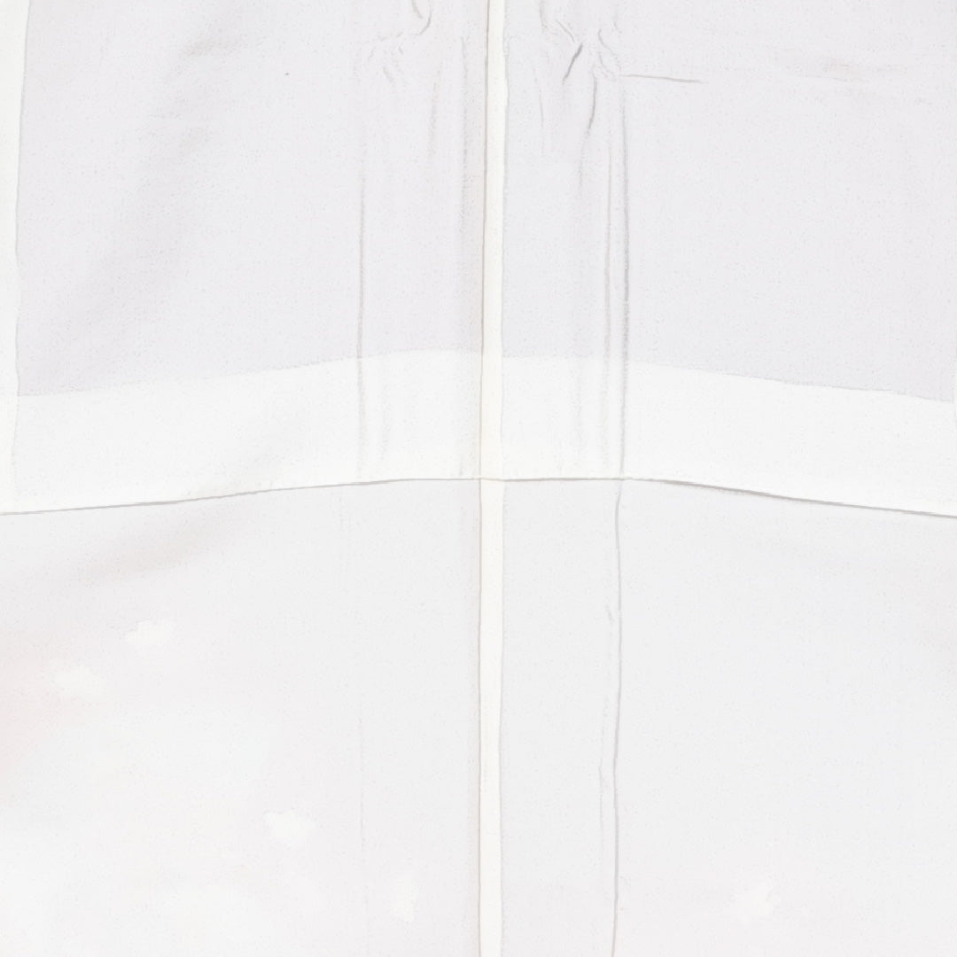 未使用品 訪問着 袷 身丈157cm 裄丈62cm 正絹 Nランク セミフォーマル 広衿 Mサイズ しつけ糸 御所車 扇 赤系 M4 1217-14241