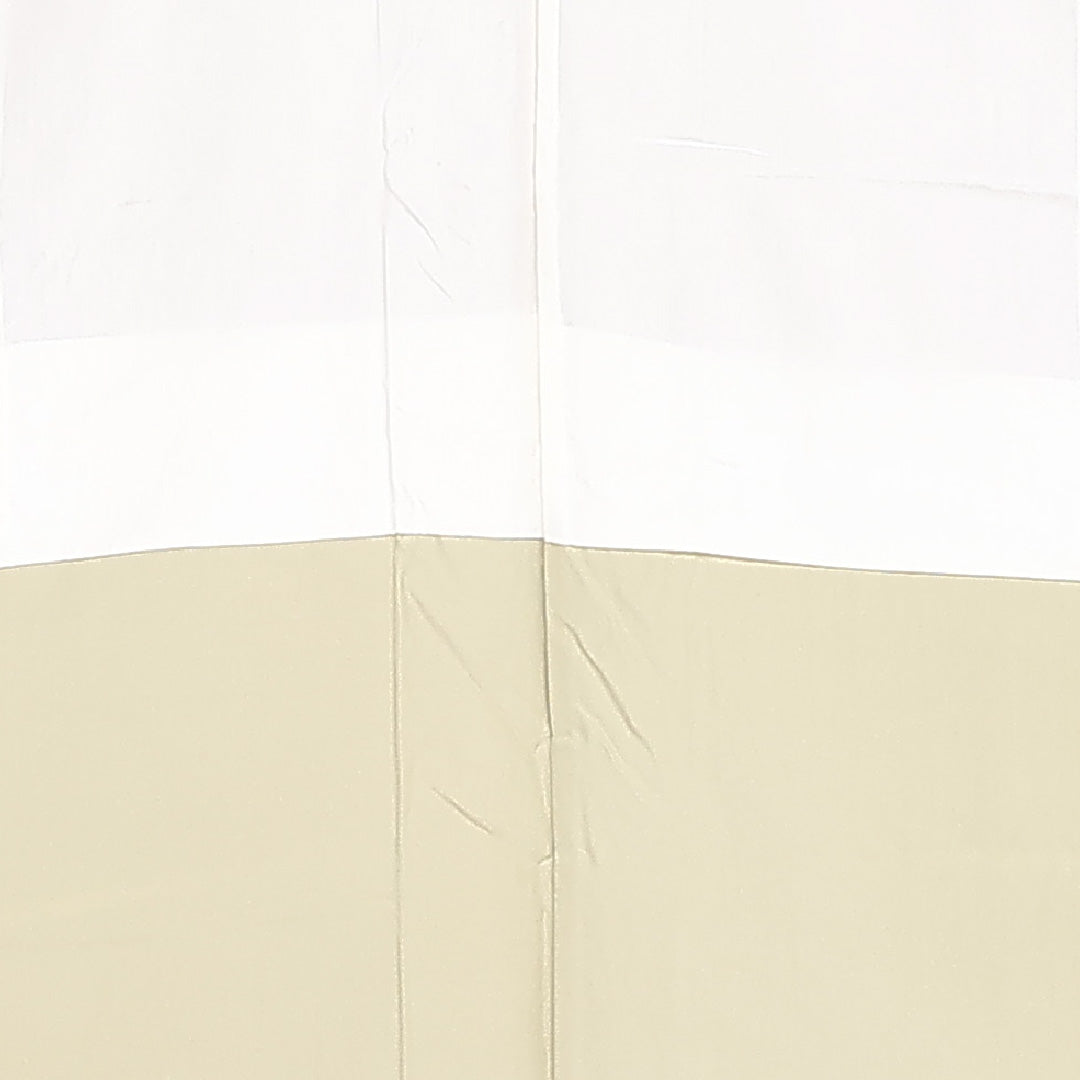 お召 袷 身丈159cm 裄丈63cm 正絹 Aランク インフォーマル 広衿 Mサイズ 唐華 ベージュ系 RP 1222-13191