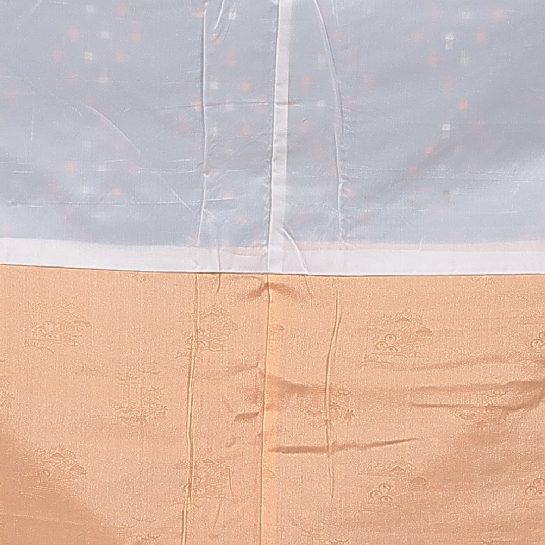 アンティーク 紬(銘仙) 袷 身丈161cm 裄丈62cm 正絹 Bランク Lサイズ バチ衿 十字絣 黒系 1216-15610