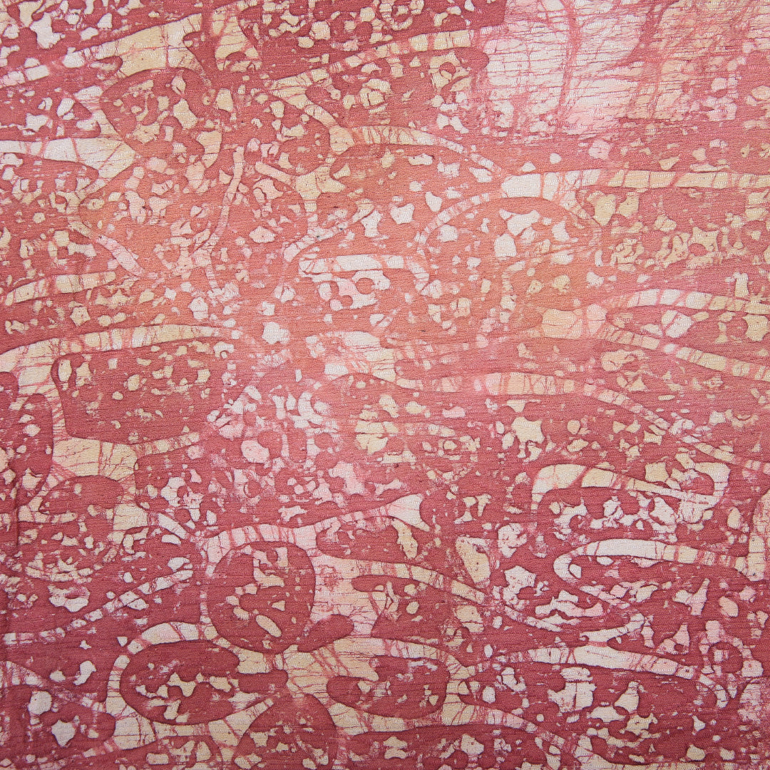 羽織 袷 身丈79cm 裄丈62cm 正絹 Aランク Sサイズ カジュアル 紐あり 創作柄 ピンク系 1217-05942