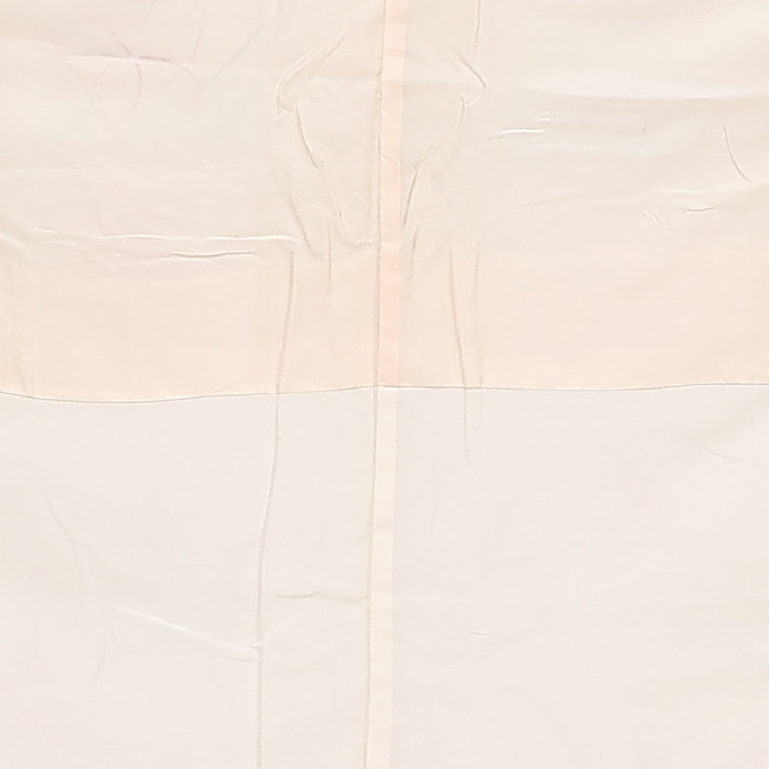 小紋 袷 身丈163cm 裄丈66cm 正絹 Aランク インフォーマル バチ衿 Lサイズ クリーム系 RP 1221-13324