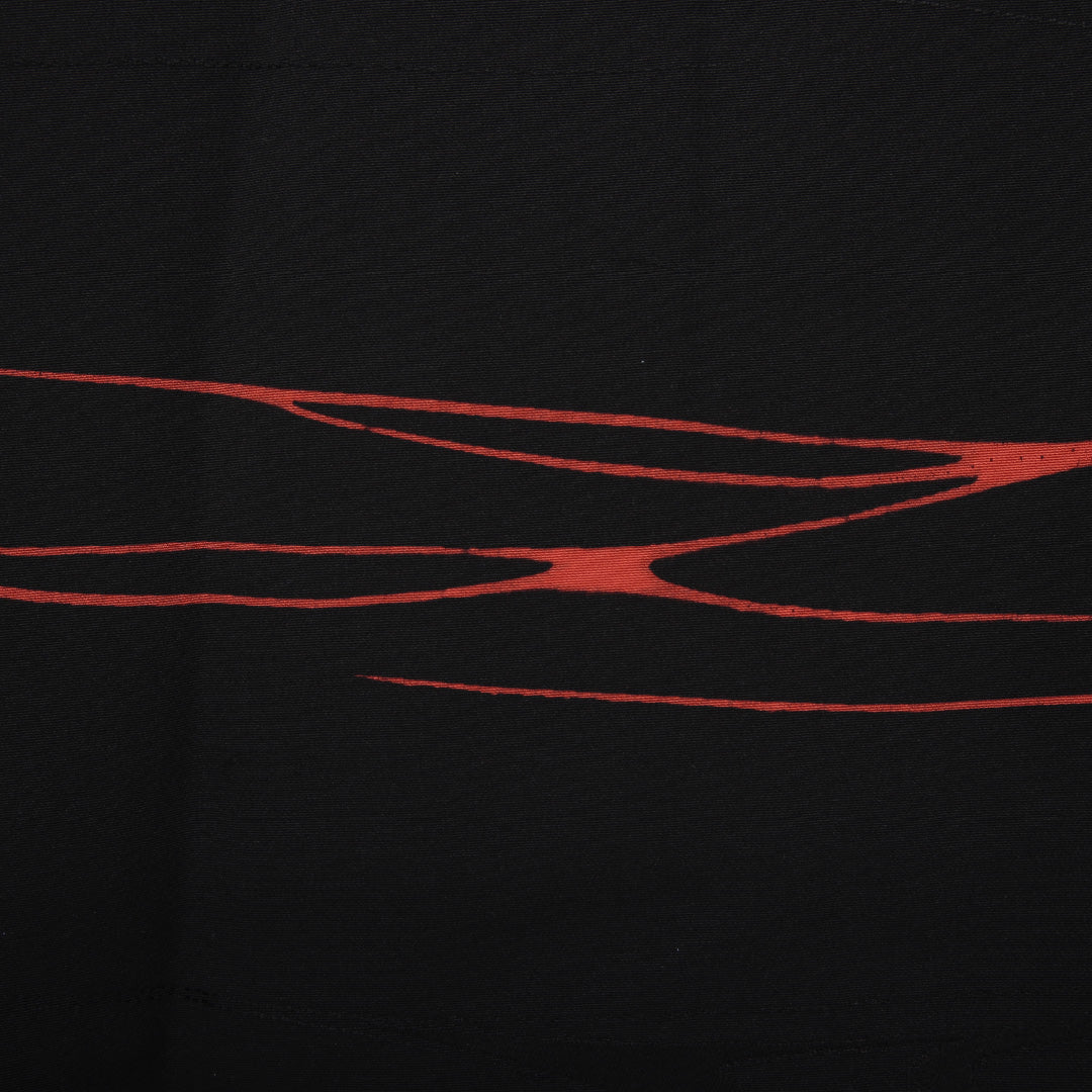 道行コート 袷 身丈90cm 裄丈66cm 正絹 Sランク Mサイズ フォーマル 創作柄 黒系 1263-05796