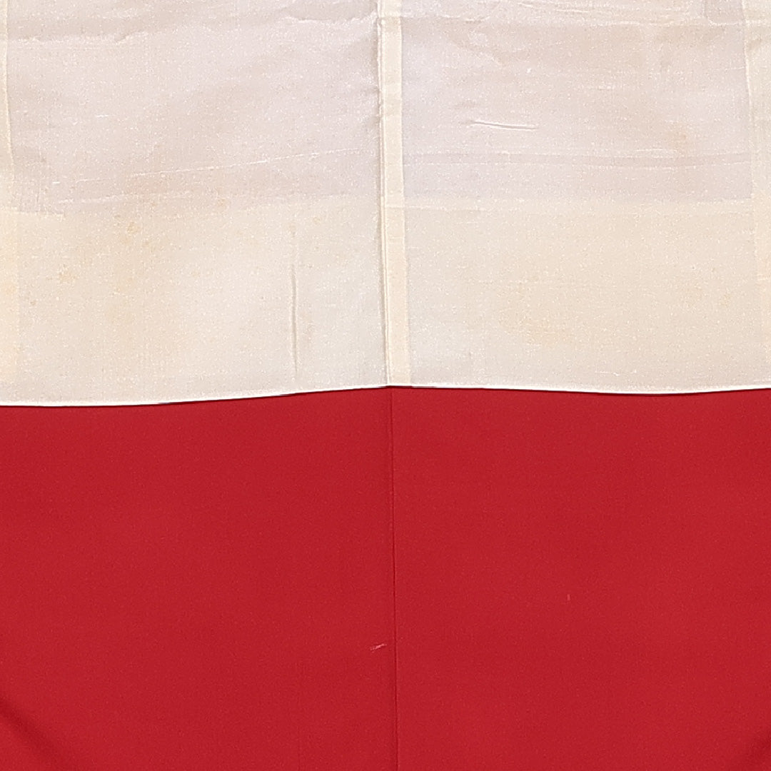 江戸小紋 身丈168cm 裄丈64.5cm XL 正絹 Aランク 袷 広衿 鮫 1262-10647