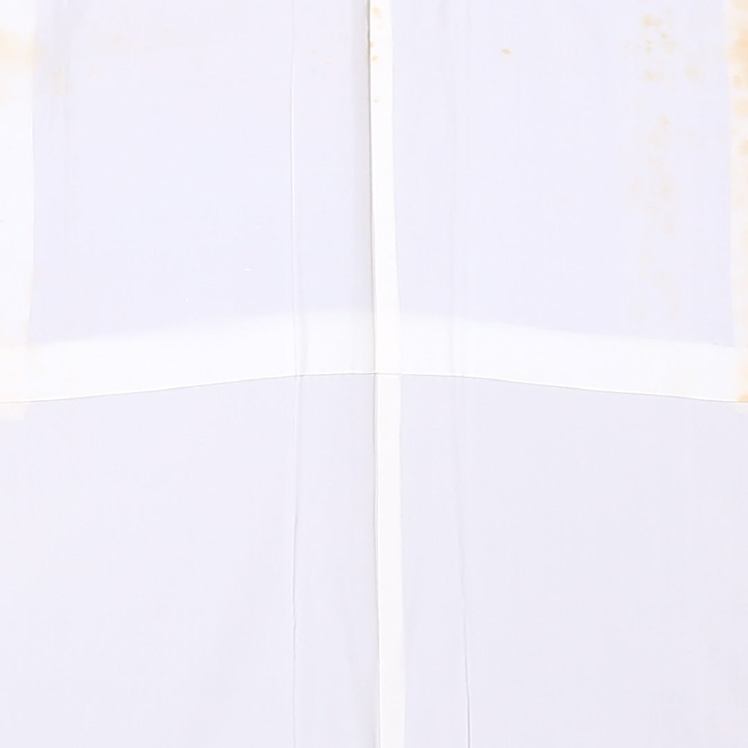 小紋 (錦紗) 袷 身丈165cm 裄丈66cm 正絹 Aランク 広衿 XLサイズ 更紗 茶系 SR 1221-01910