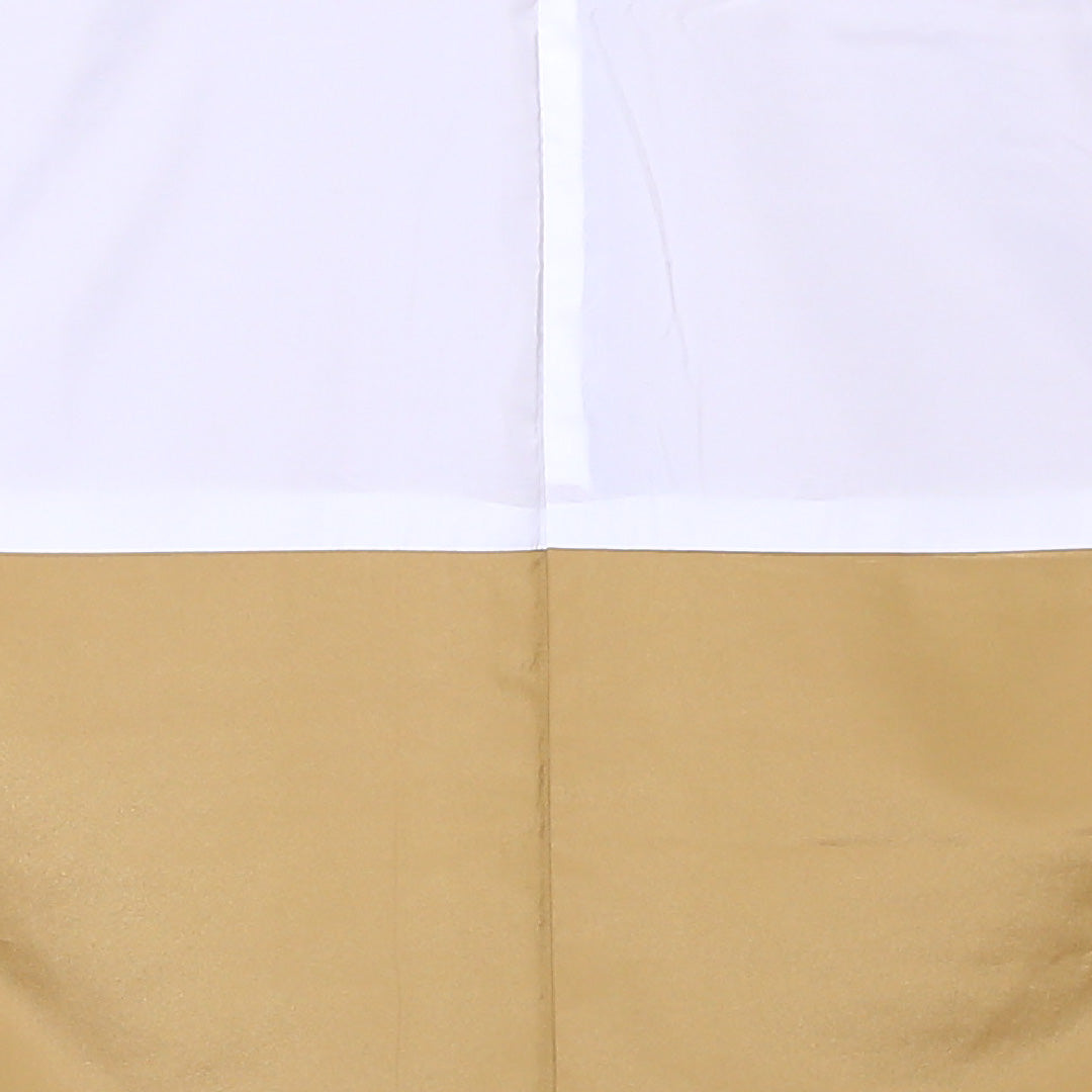 色無地 洗える着物 袷 身丈162cm 裄丈66cm ポリエステル Sランク Lサイズ 広衿 インフォーマル 紋意匠 吉祥文様 黄系 1214-05209