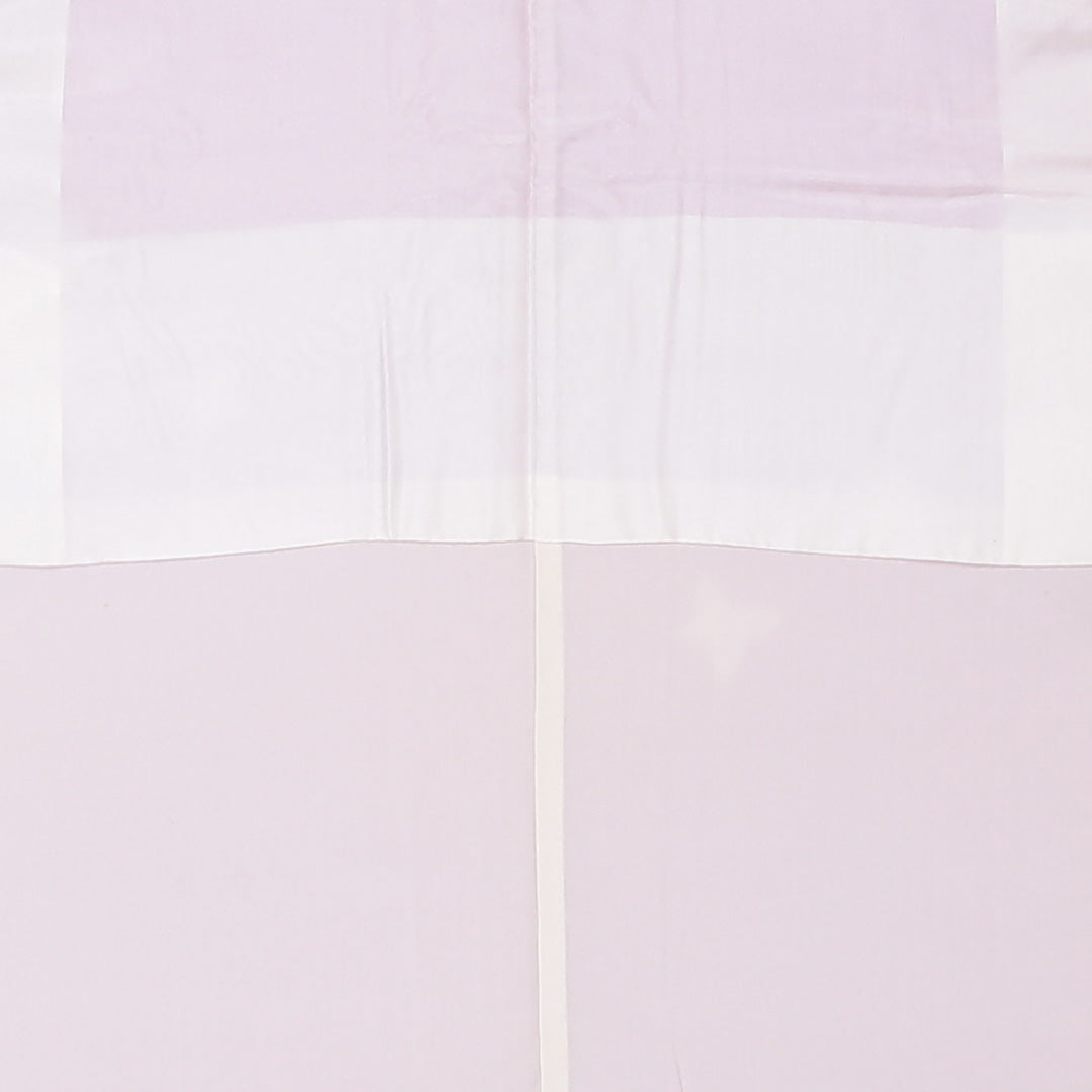 小紋 袷 身丈157cm 裄丈63cm 正絹 Aランク 紋意匠 (百合) インフォーマル 広衿 Mサイズ 花柄 ピンク系 RP 1221-02143