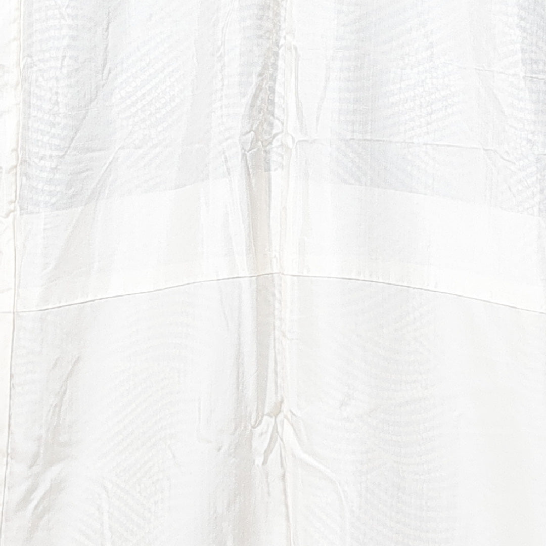 小紋 袷 身丈158cm 裄丈68cm 正絹 Sランク Mサイズ 広衿 インフォーマル 総絞り 波 黒系 多色系 1215-14900