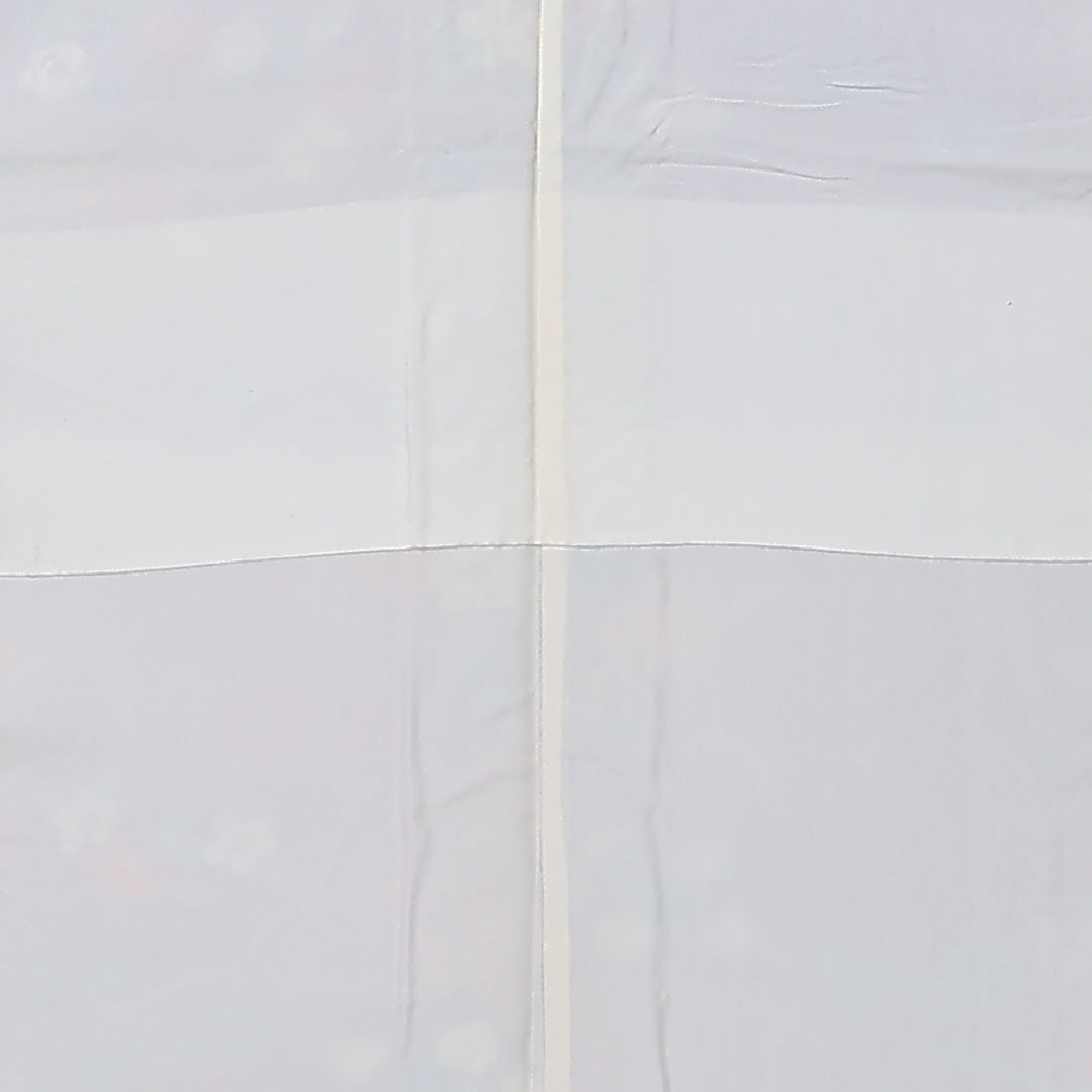 小紋 袷 身丈154cm 裄丈66cm 正絹 Aランク インフォーマル 広衿 Sサイズ 花柄 桐 ピンク系 RP 1221-12378