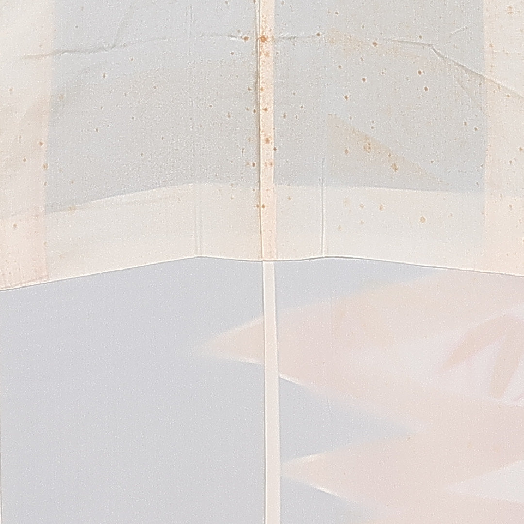 振袖 身丈163cm 裄丈64cm 袷 正絹 Bランク 広衿 竹 金糸 1213-F0395