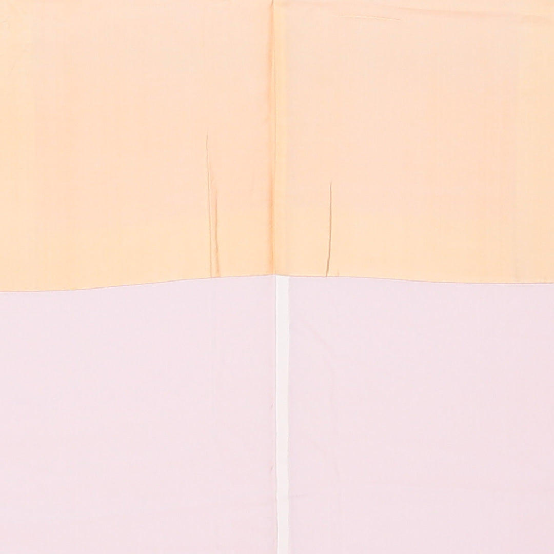 色無地 袷 身丈161cm 裄丈62cm 正絹 Sランク 一つ紋 (片喰) 紋意匠 (唐華) セミフォーマル 広衿 Lサイズ ピンク系 RP 1219-05244