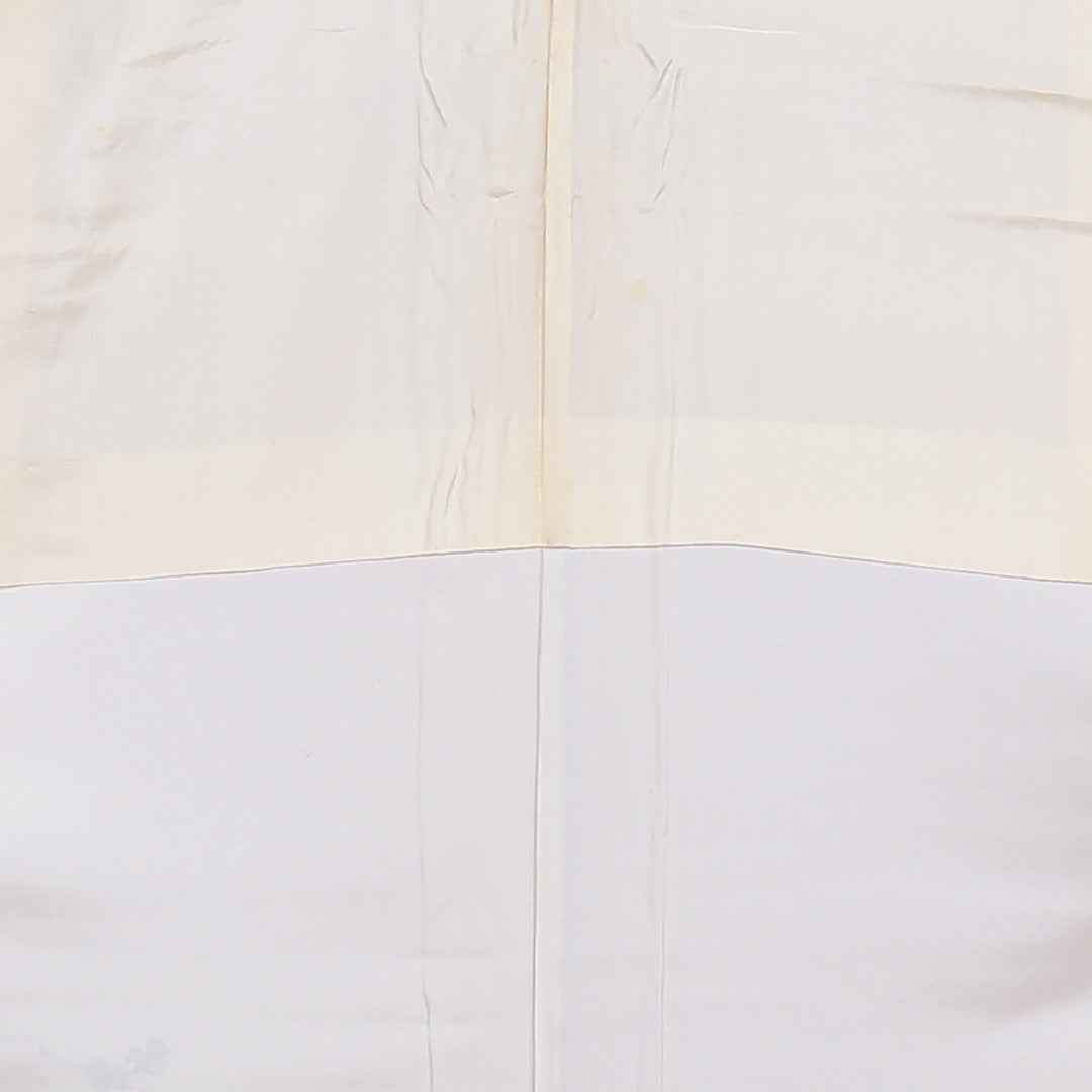 訪問着 袷 身丈162cm 裄丈64cm 正絹 Aランク 紋意匠 (紅葉) セミフォーマル 広衿 Lサイズ 刺繍 葡萄 ピンク系 PO 1217-04242