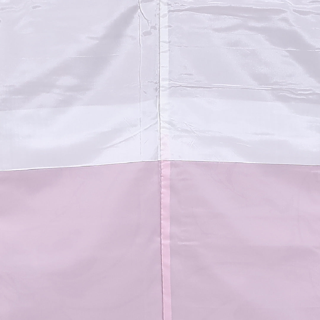 洗える着物 紬 袷 身丈147cm 裄丈61cm ポリエステル Sランク カジュアル 広衿 XSサイズ 百合 ピンク系 RP 1223-11791