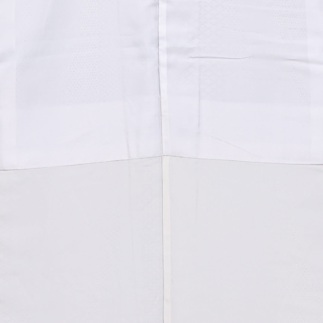 小紋 袷 身丈149cm 裄丈62cm 正絹 Cランク インフォーマル 広衿 XSサイズ グレー系 LP 1221-11742