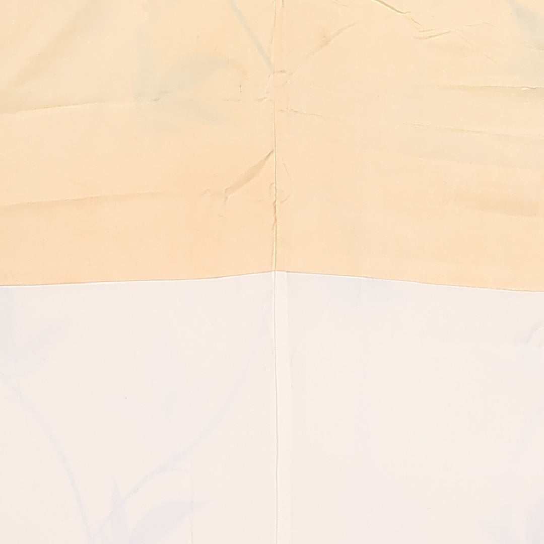小紋 袷 身丈160cm 裄丈64cm 正絹 Cランク インフォーマル 広衿 Lサイズ 南天 クリーム系 HP 1221-10031