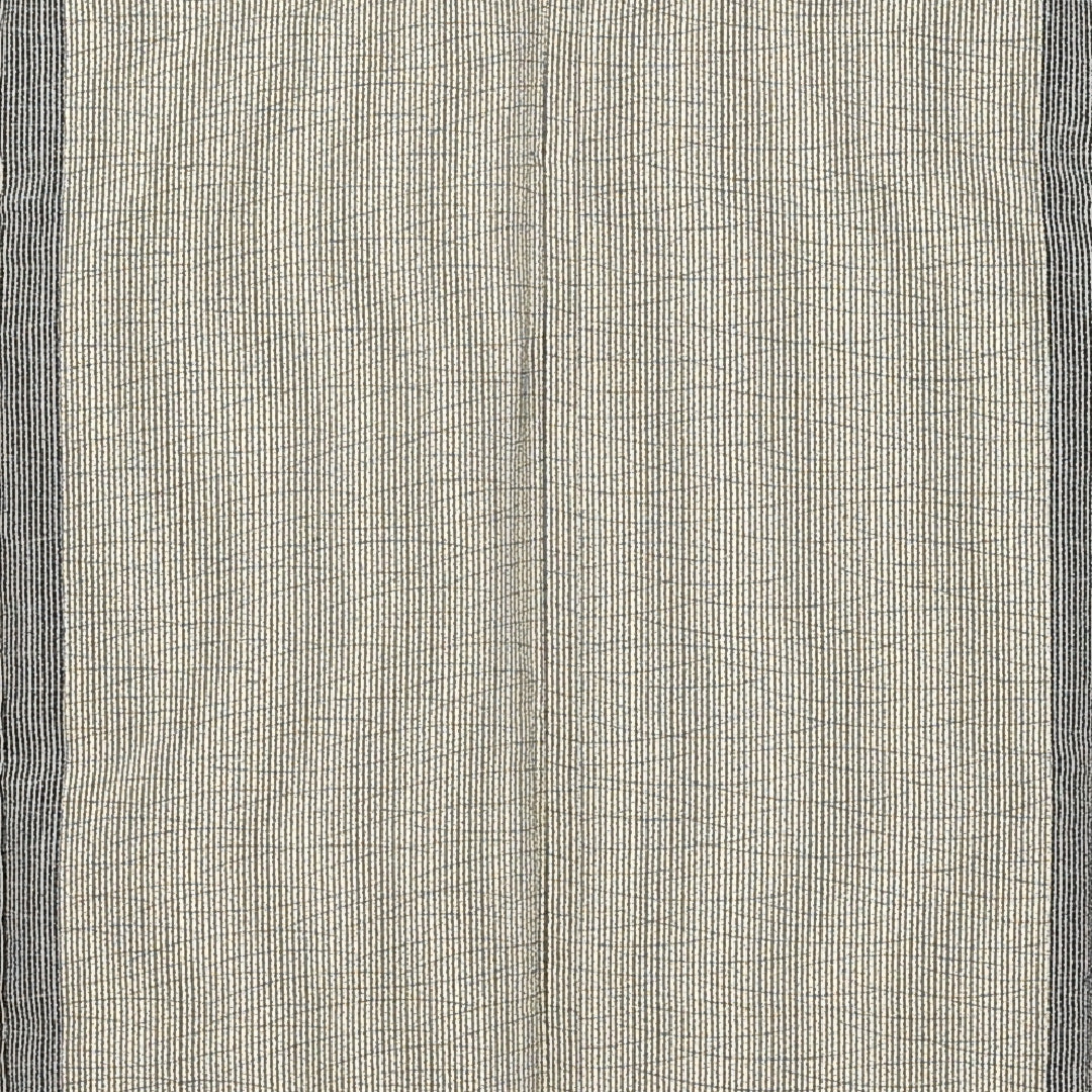 小紋 身丈153cm 裄丈60.5cm S 正絹 Bランク 単衣 広衿 芝草 1215-11029