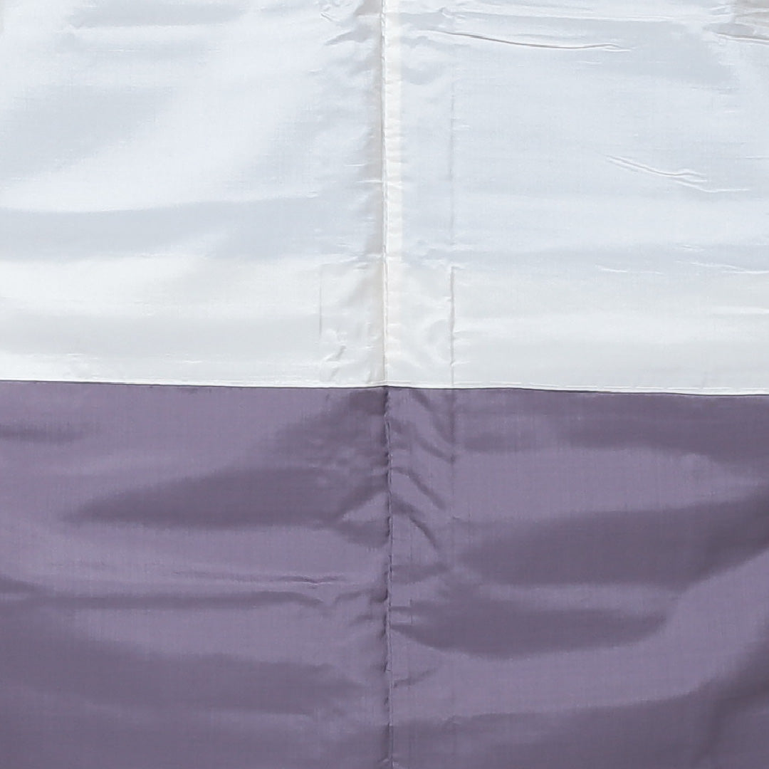 真綿紬 袷 身丈152cm 裄丈65cm 正絹 Sランク カジュアル 広衿 Sサイズ 麻の葉 紫系 RP 1223-03062