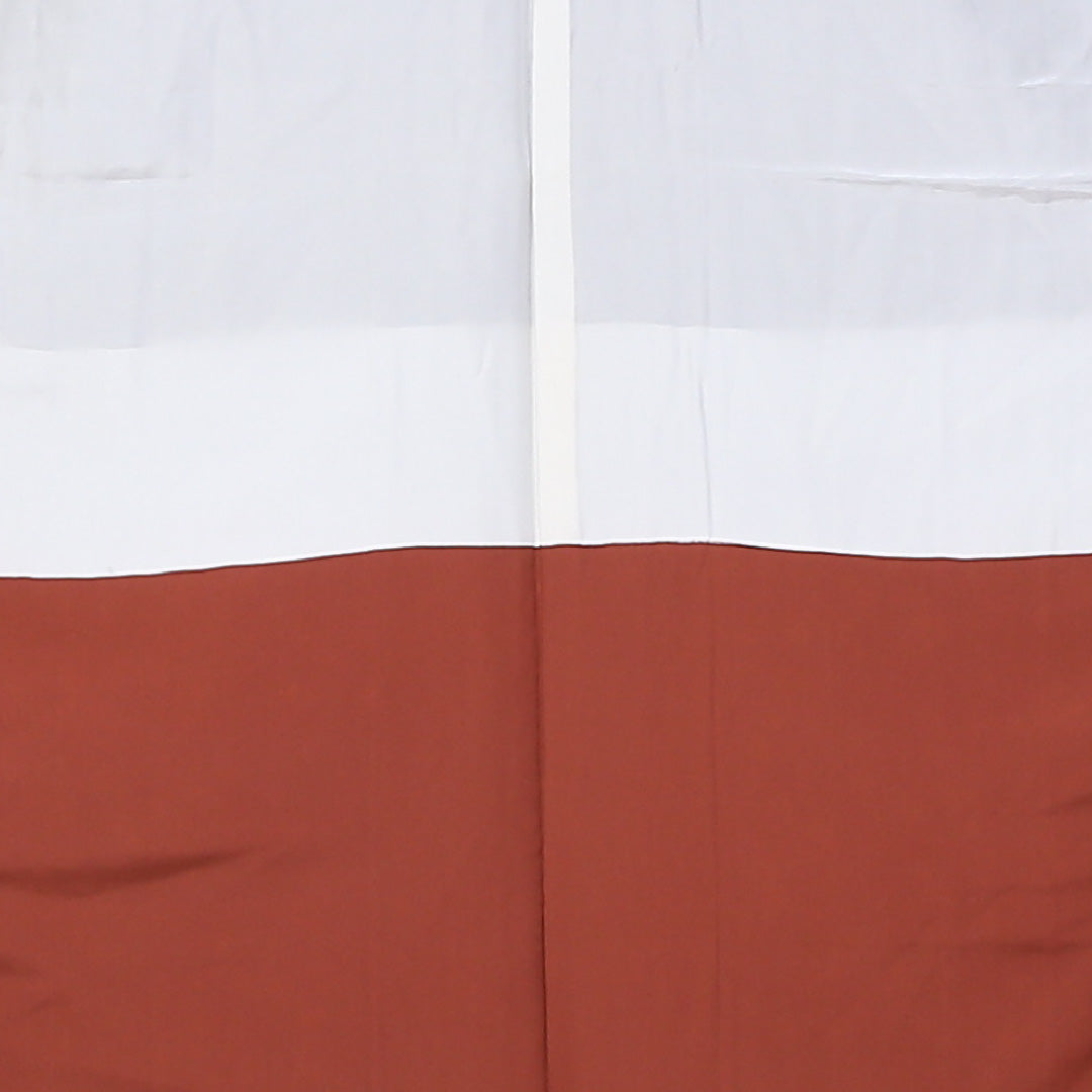 未使用品 紬(大島紬) 袷 身丈160cm 裄丈62cm 正絹 Sランク Lサイズ 広衿 インフォーマル 経緯絣 連珠文 しつけ糸 黒系 1216-03133