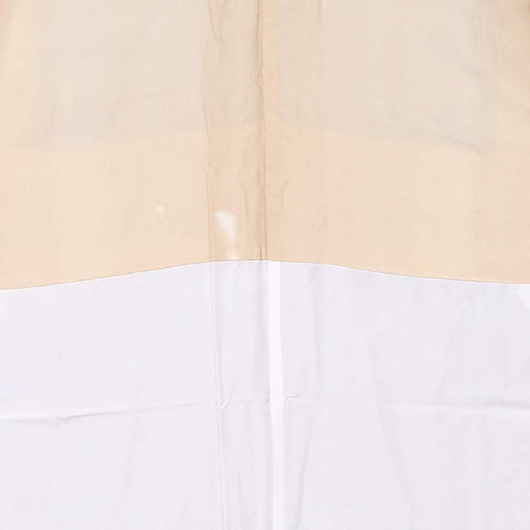 小紋 袷 身丈154cm 裄丈63cm 正絹 Bランク Sサイズ 広衿 インフォーマル ちりめん 唐菊 牡丹 朱系 1215-01894