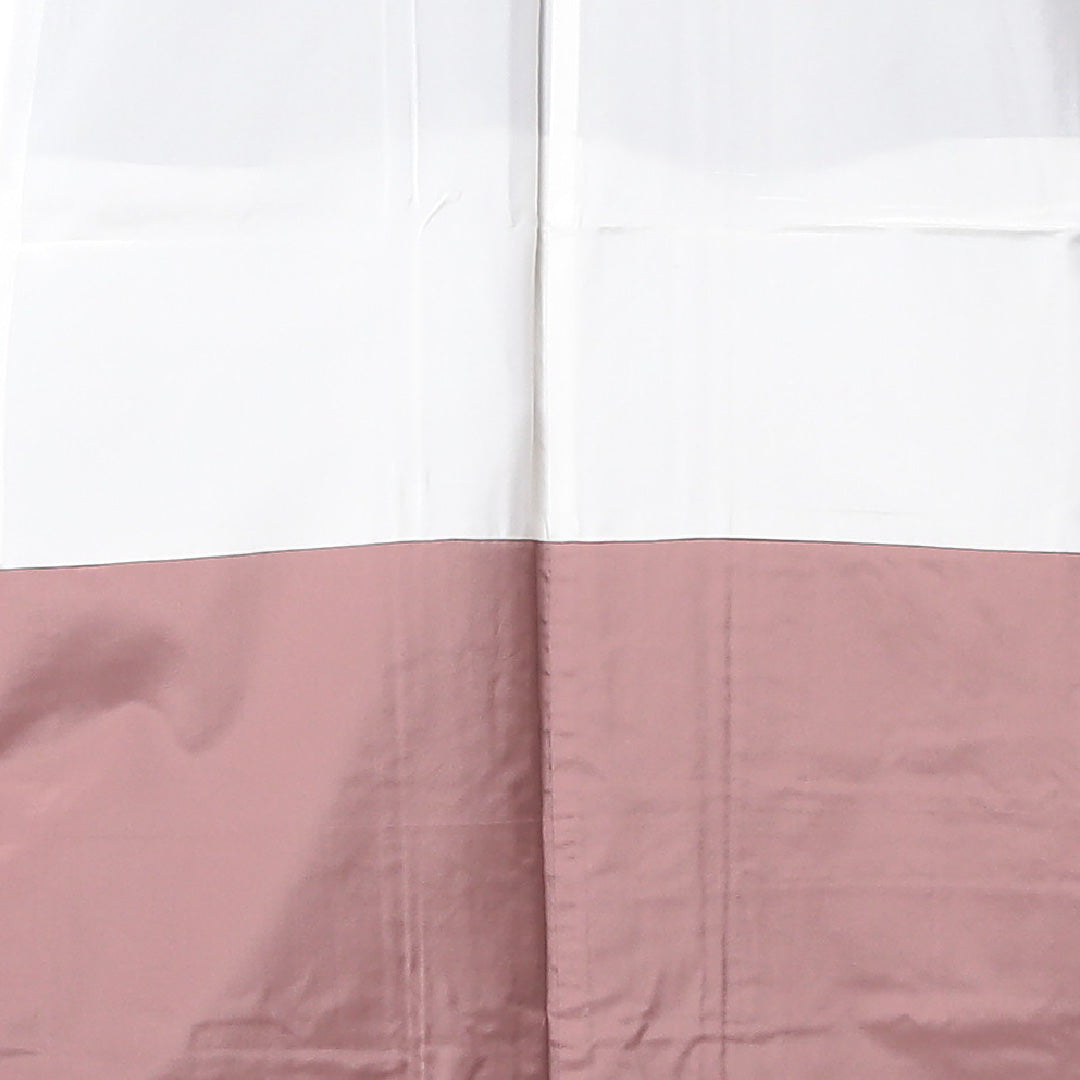 紬(大島紬) 袷 身丈150cm 裄丈62cm 正絹 Bランク Sサイズ 広衿 インフォーマル 麻の葉 紺系 1216-03527