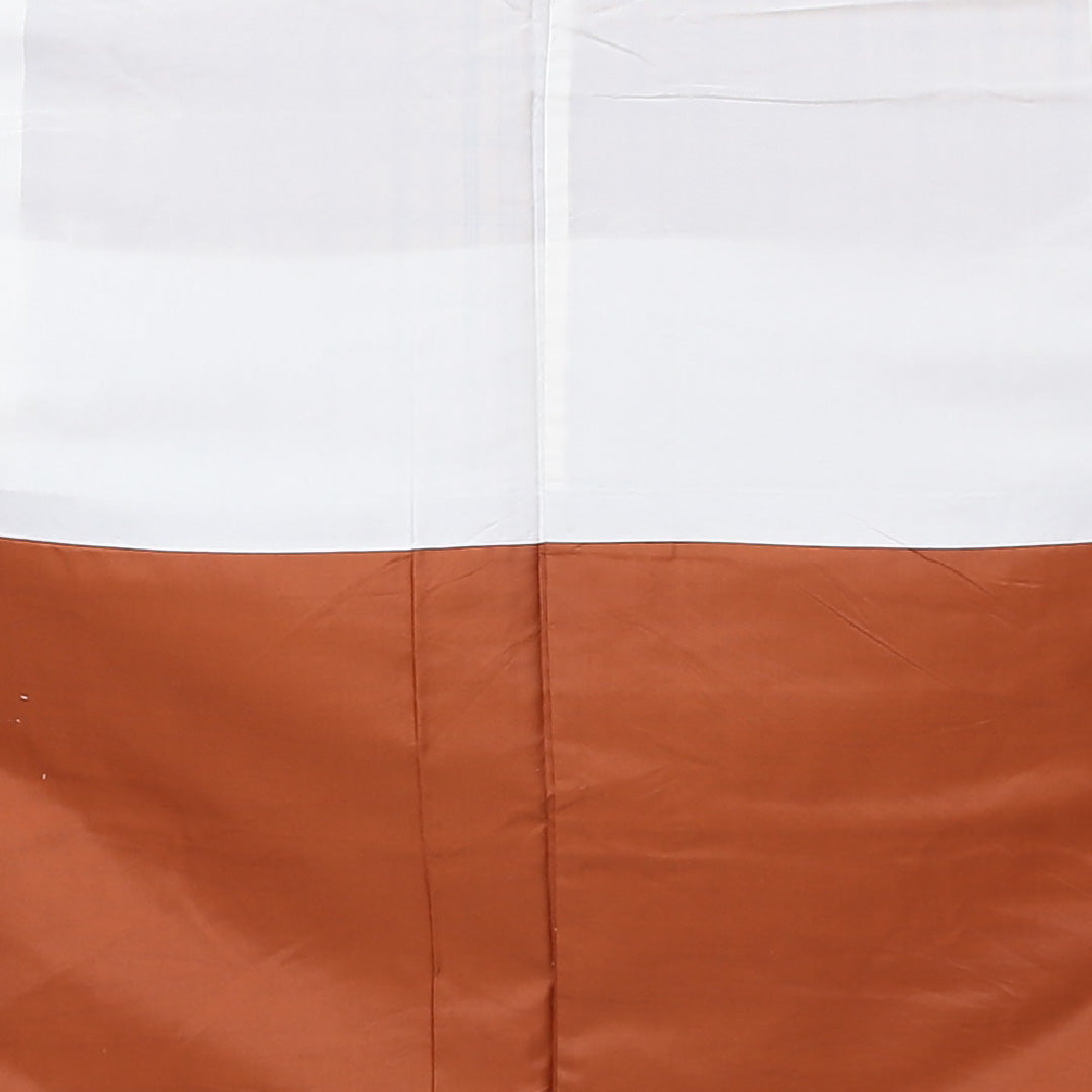 紬 袷 身丈161cm 裄丈63cm 正絹 黄八丈風 Bランク Lサイズ 広衿 カジュアル 格子 黄系 1216-03017