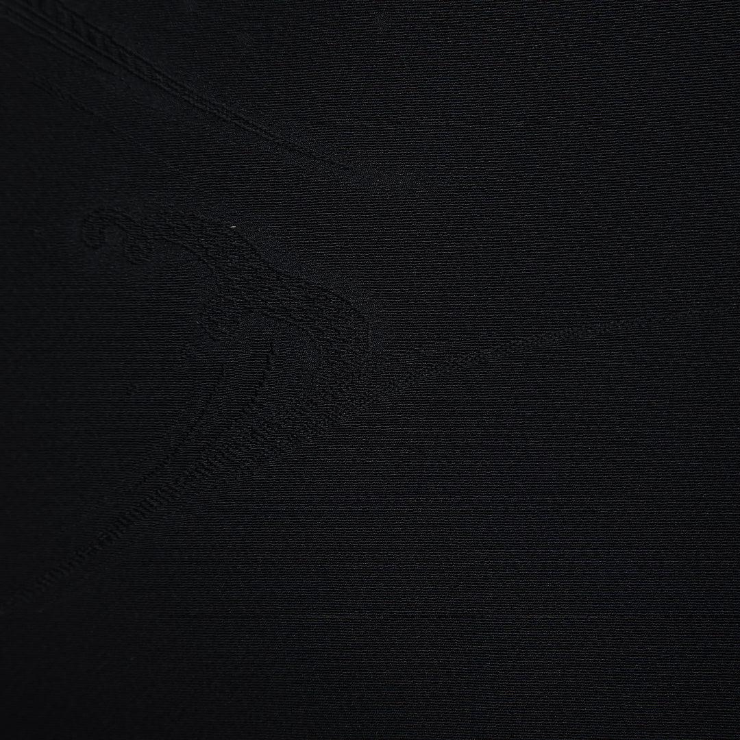 羽織 身丈81cm 裄丈64cm M 正絹 Aランク 袷 一つ紋 四ツ目菱 黒羽織 1217-10612