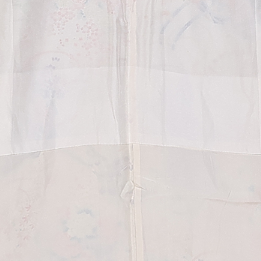 振袖 身丈164cm 裄丈64.5cm 袷 正絹 Sランク 広衿 花車 組紐 扇子 藤 紅葉 菊 1213-F0360