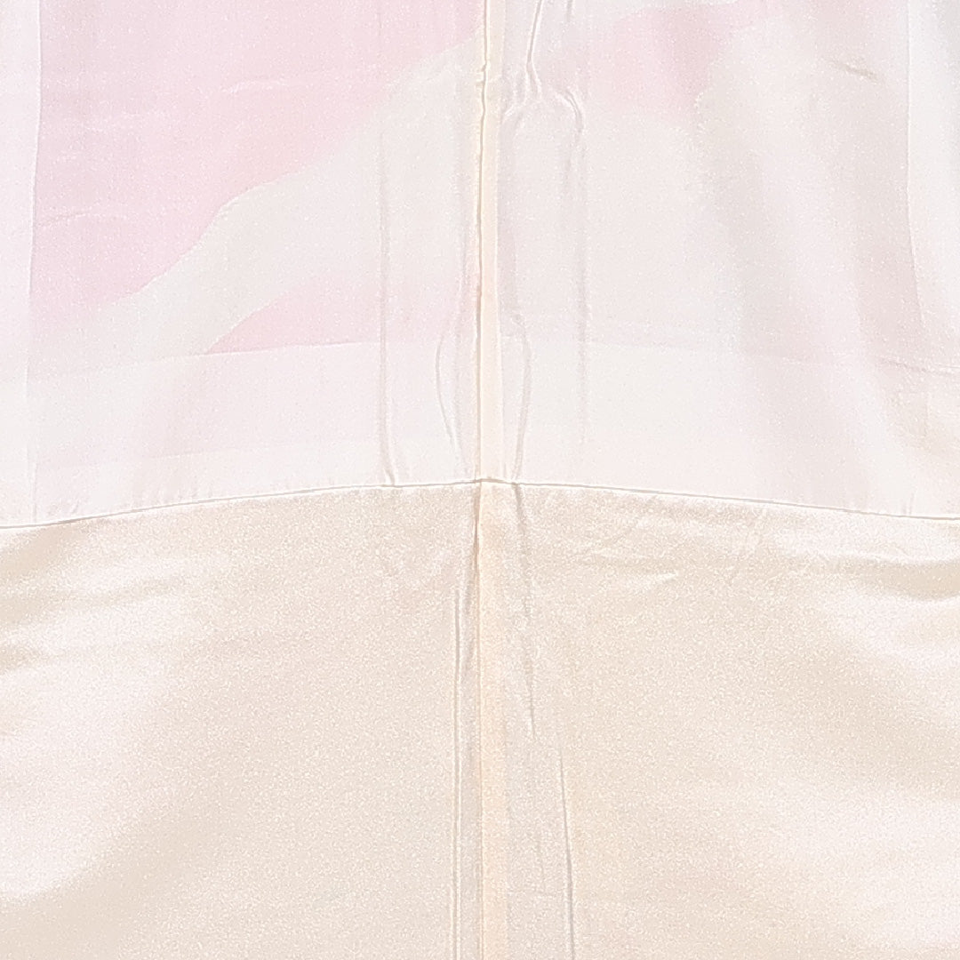振袖 身丈161cm 裄丈66.5cm 袷 正絹 Aランク 広衿 御所車 吉祥文様 1213-F0296