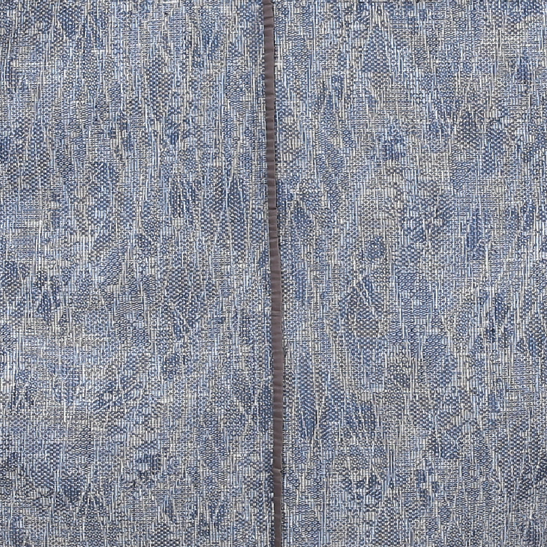 紬 単衣 身丈150cm 裄60.5cm 正絹 青系 Bランク 1216004374217