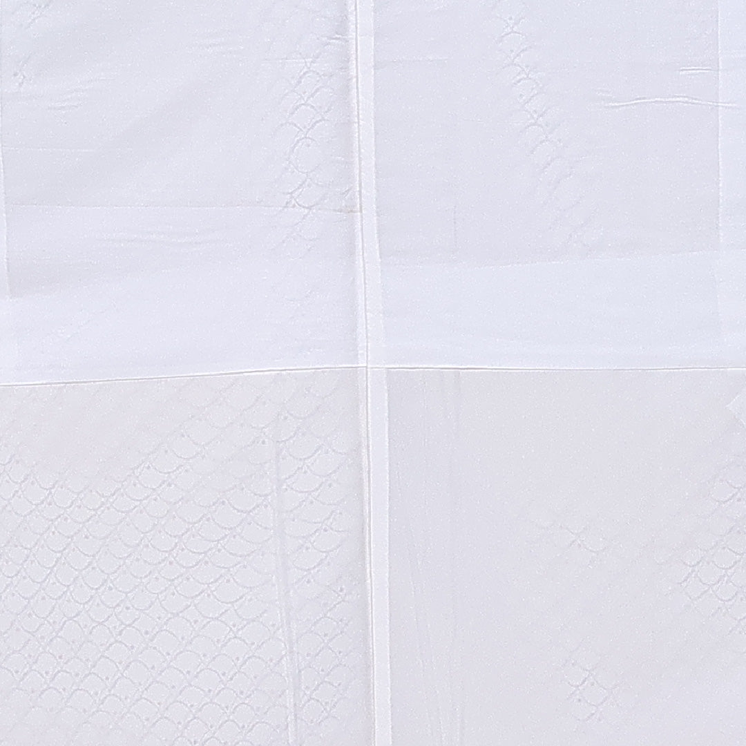 付下げ 身丈164cm 裄丈64.5cm L ポリエステル Sランク 袷 洗える着物 広衿 幾何学 1261-10821