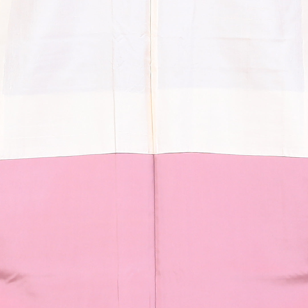 紬 袷 身丈152cm 裄丈65cm 正絹 Bランク Sサイズ 広衿 カジュアル 創作柄 紫系 1216-03176