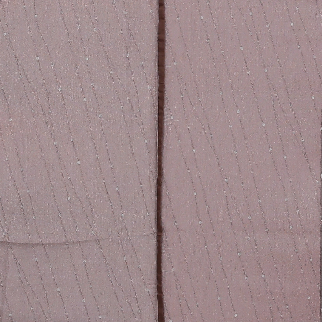 小紋 単衣 身丈150cm 裄64cm 茶系 正絹 Bランク 1215013664214