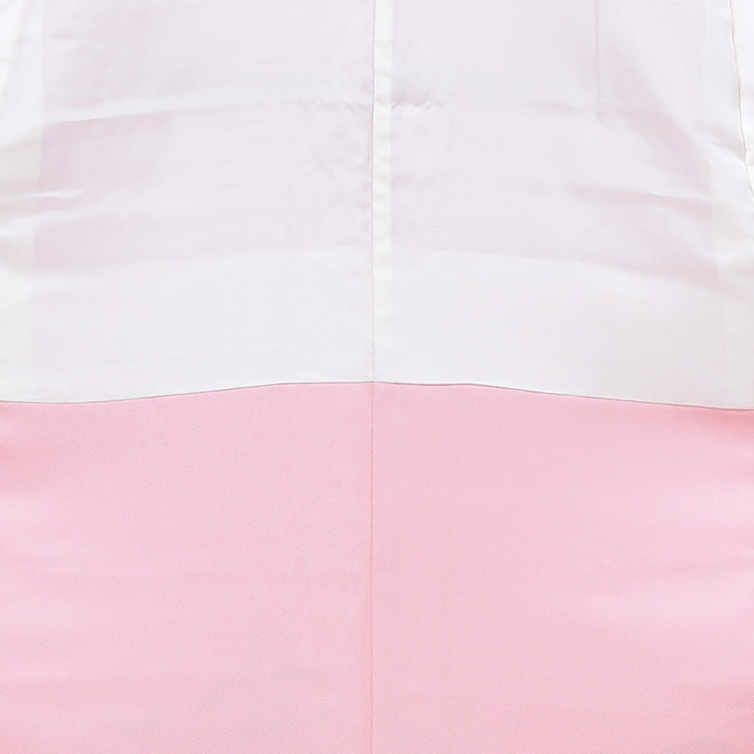 色留袖 一つ紋 五三桐 身丈163cm 裄丈66cm Sランク 正絹 袷 広衿 L 茶屋辻 セミフォーマル ピンク系 1211-F0124