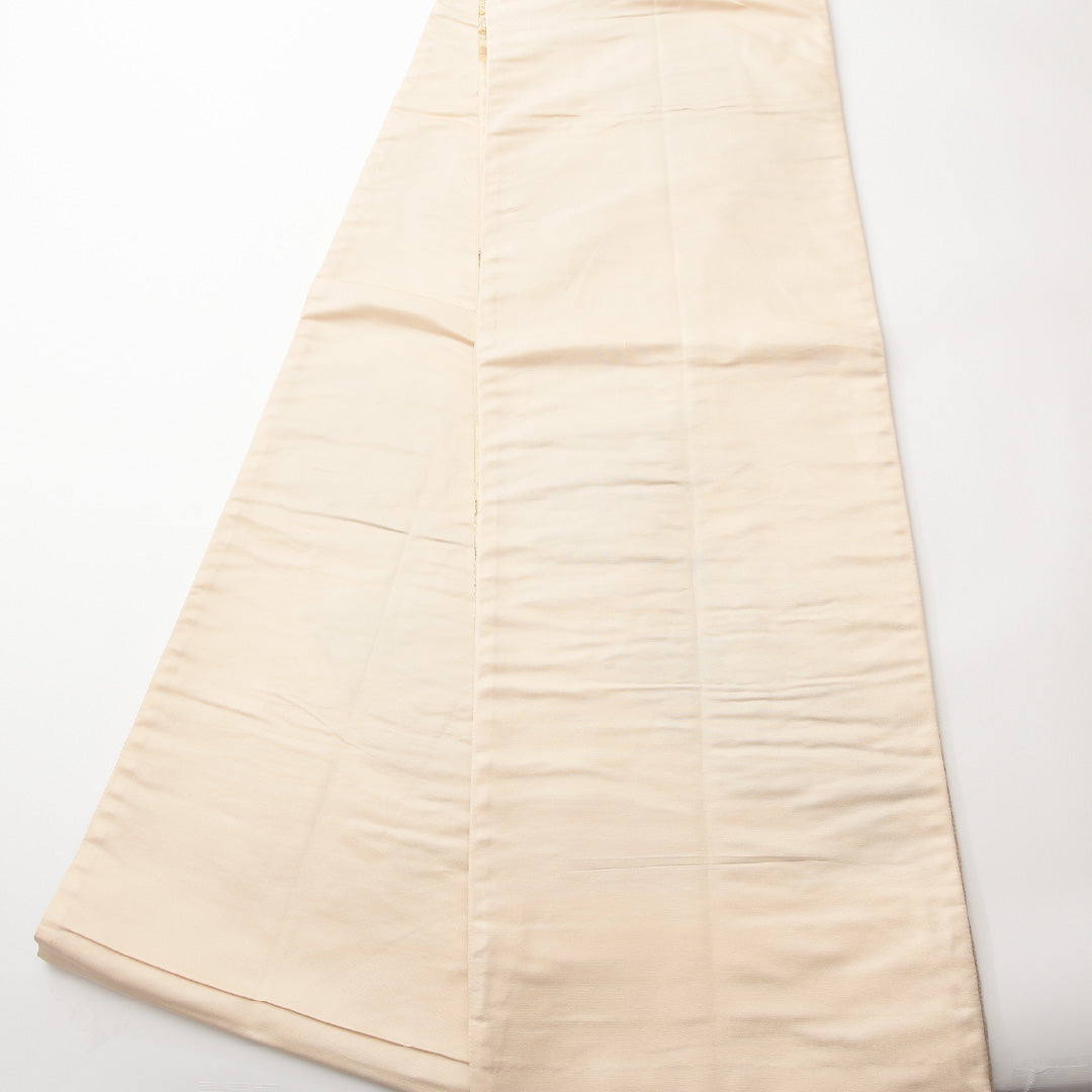 袋帯 帯丈422cm 正絹 全通 フォーマル 本金二重箔 色紙重ね ベージュ系 1243-01470