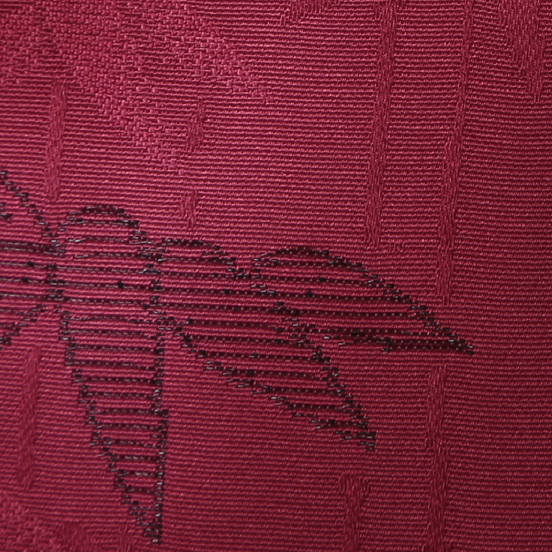 道行コート 身丈84cm 裄丈63cm 正絹 Sランク S 笹 赤系 1217-00387
