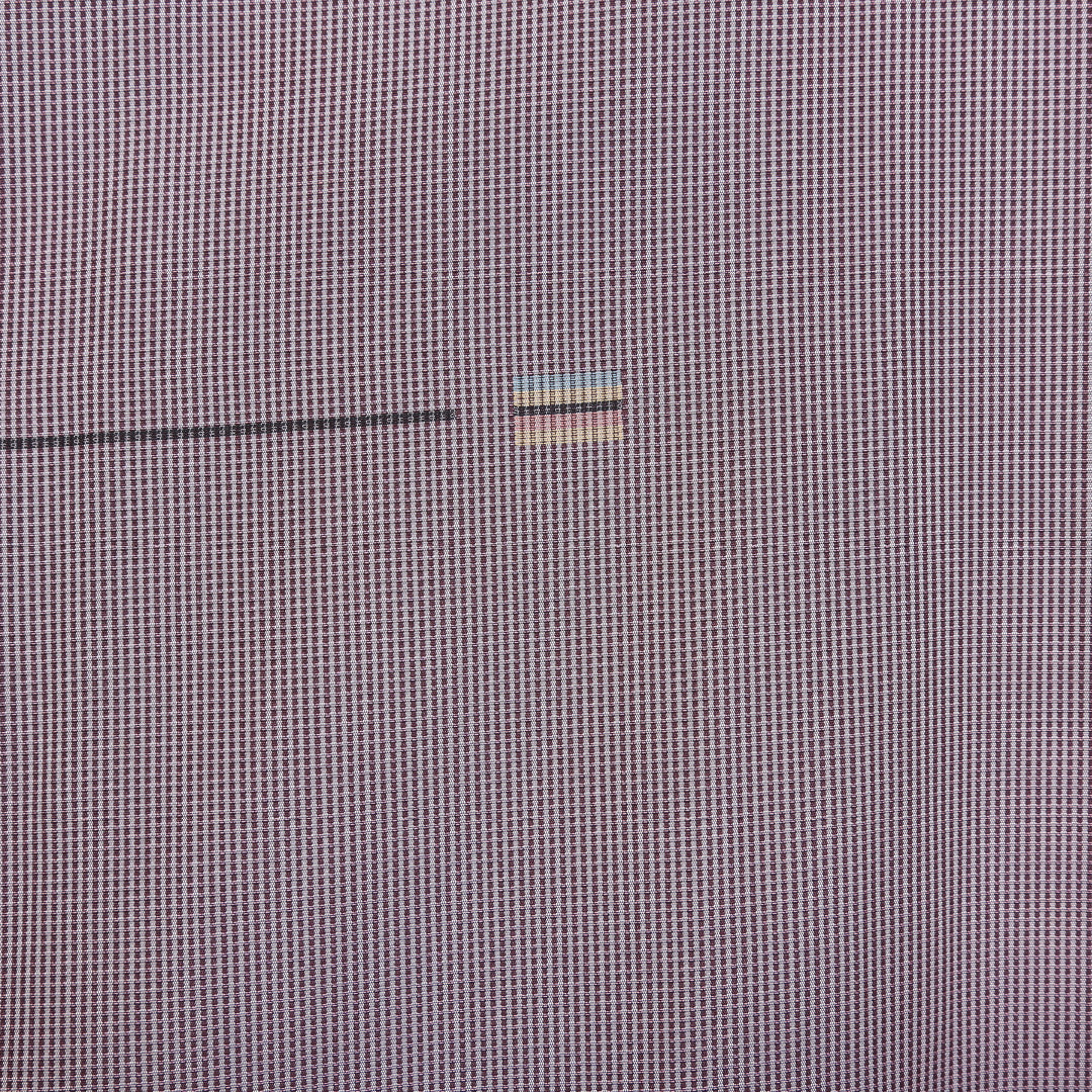 紬 袷 身丈152cm 裄丈65cm 正絹 Bランク Sサイズ 広衿 カジュアル 創作柄 紫系 1216-03176