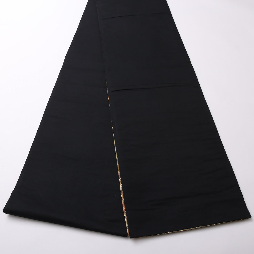袋帯 帯丈440cm 六通 フォーマル Sランク 正絹 唐織 引箔 唐華 古典的 重厚感 金系 1223-01620
