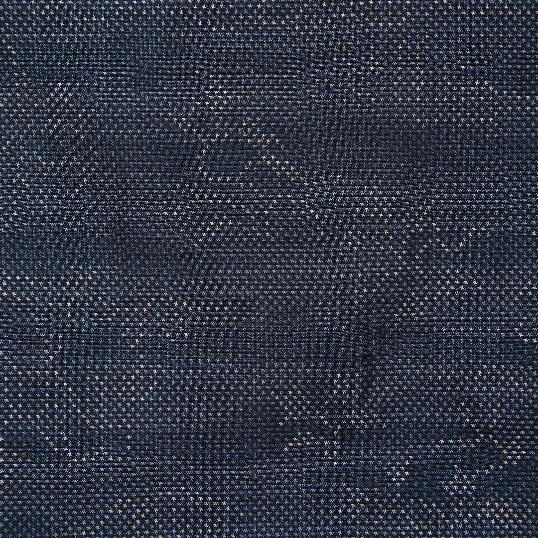 大島紬 身丈155cm 裄丈62.5cm M 正絹 Bランク 袷 バチ衿 紬 創作 1216-10876